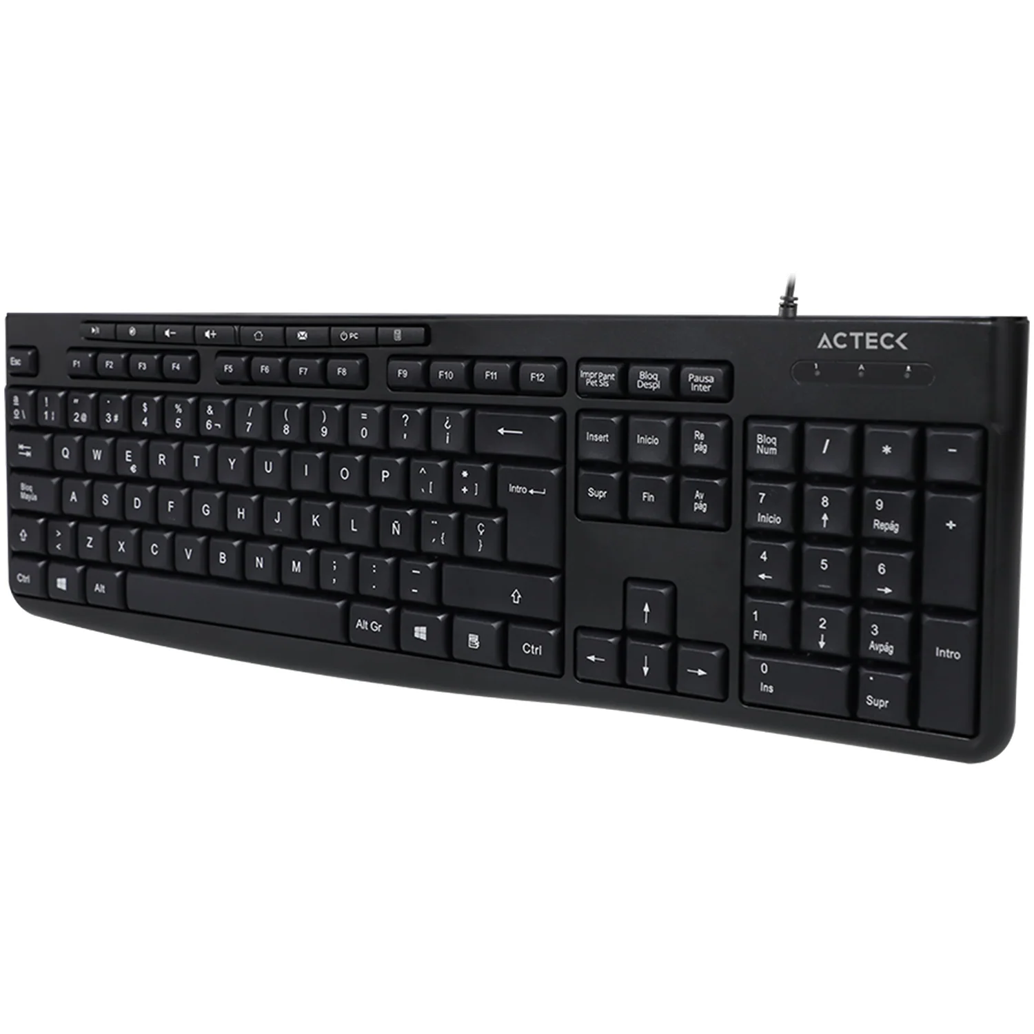 Teclado ACTECK INSPIRE PRIME TA222 Membrana Negro AC-940146 - Image 3