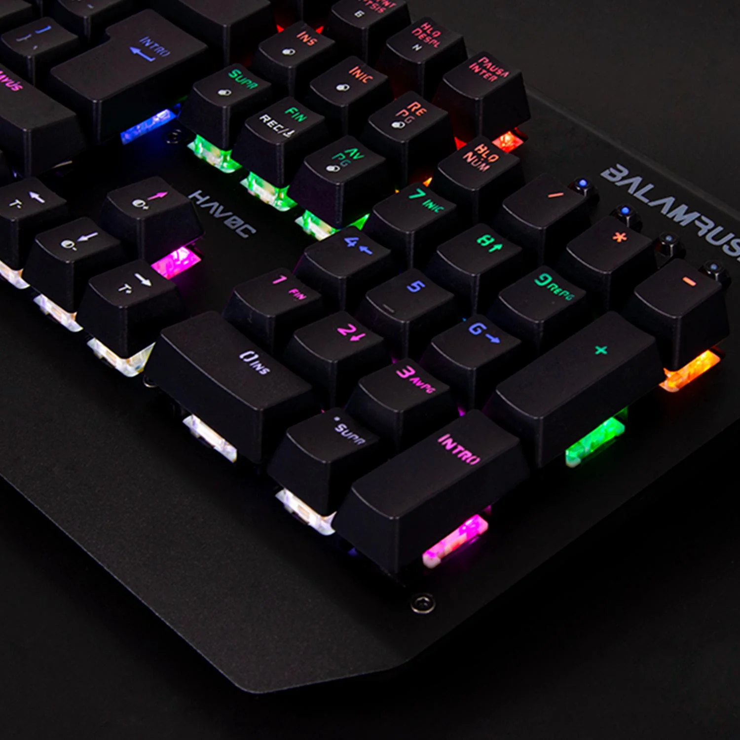 Teclado Gamer Mecanico BALAM RUSH HAVOC Switch Azul USB RGB BR-929660 - Image 3