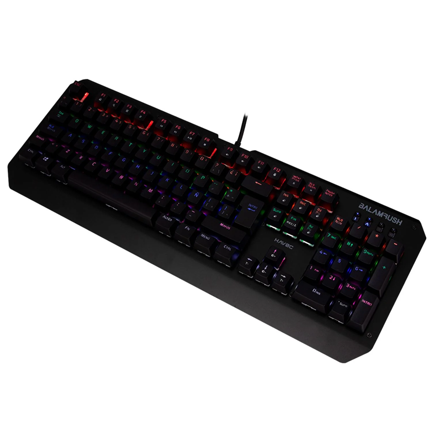 Teclado Gamer Mecanico BALAM RUSH HAVOC Switch Azul USB RGB BR-929660 - Image 5