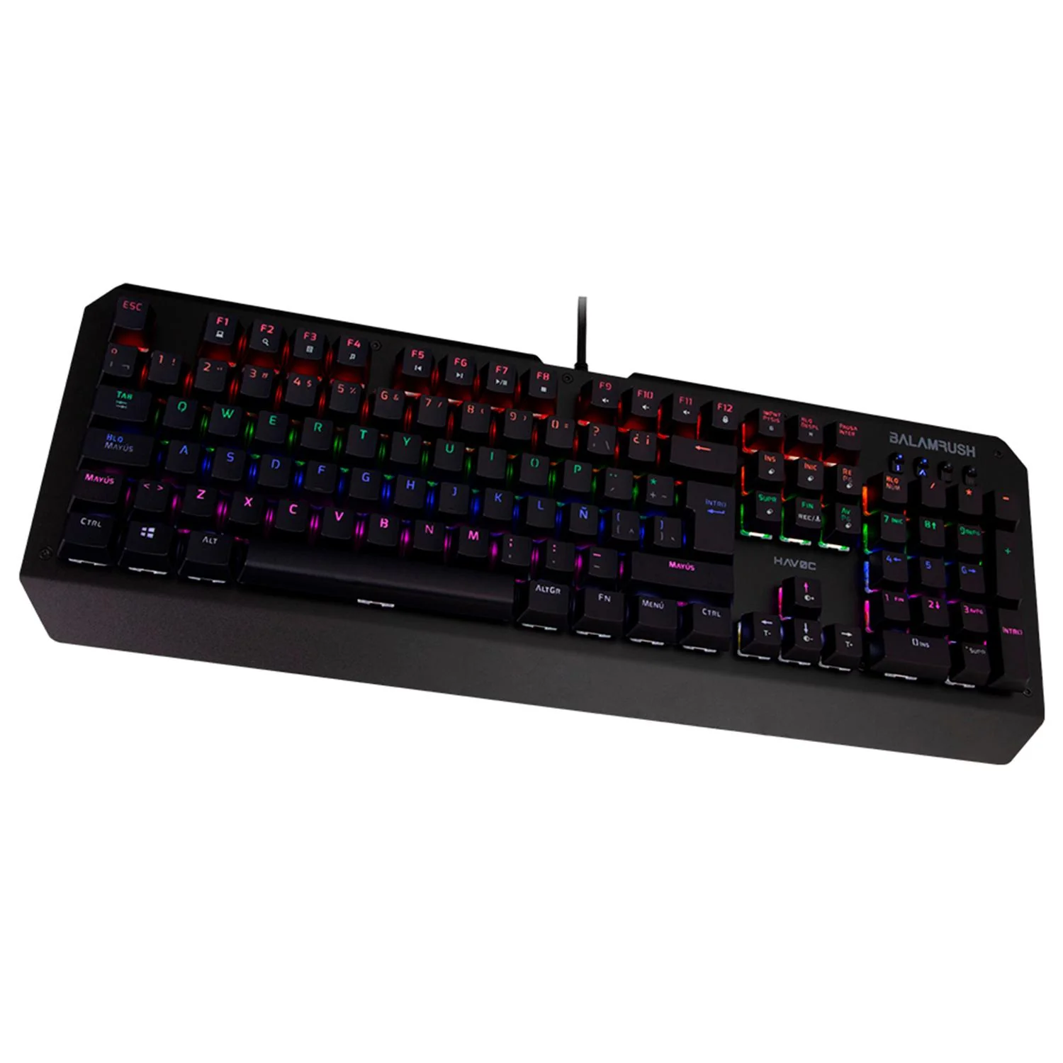 Teclado Gamer Mecanico BALAM RUSH HAVOC Switch Azul USB RGB BR-929660 - Image 6
