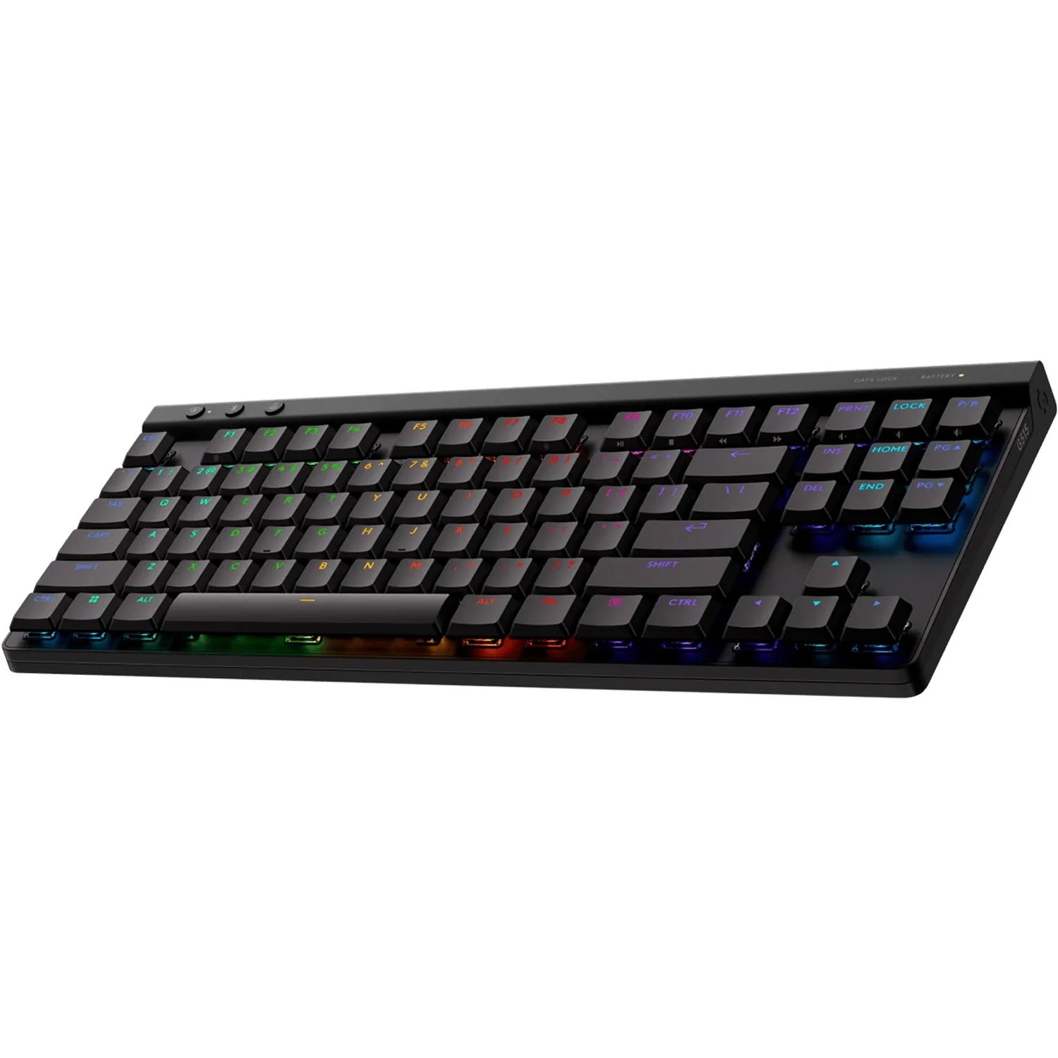 Teclado Gamer LOGITECH G515 LIGHTSPEED TKL Mecanico GL Tactil RGB Bluetooth Recargable Idioma Ingles Negro - Image 2