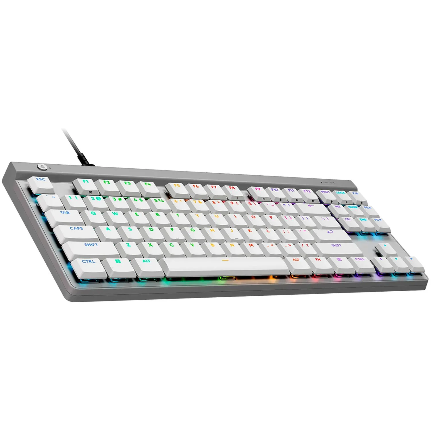 Teclado Gamer LOGITECH G515 TKL Mecanico GL Tactil RGB USB Idioma Ingles Blanco - Image 2