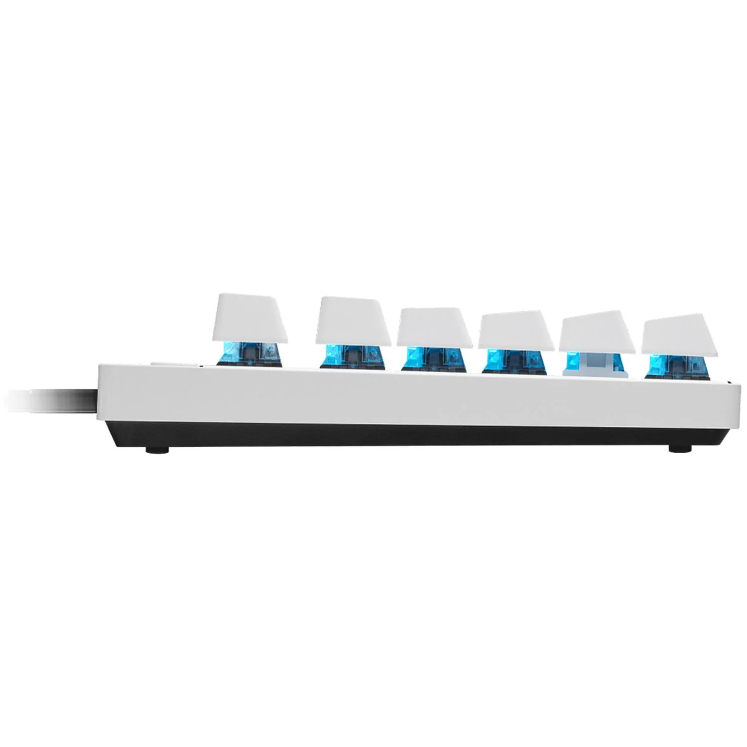 Teclado Gamer LOGITECH X TKL RAPID Switch Magnetico Analogico RGB Bluetooth USB Idioma Ingles Blanco - Image 4