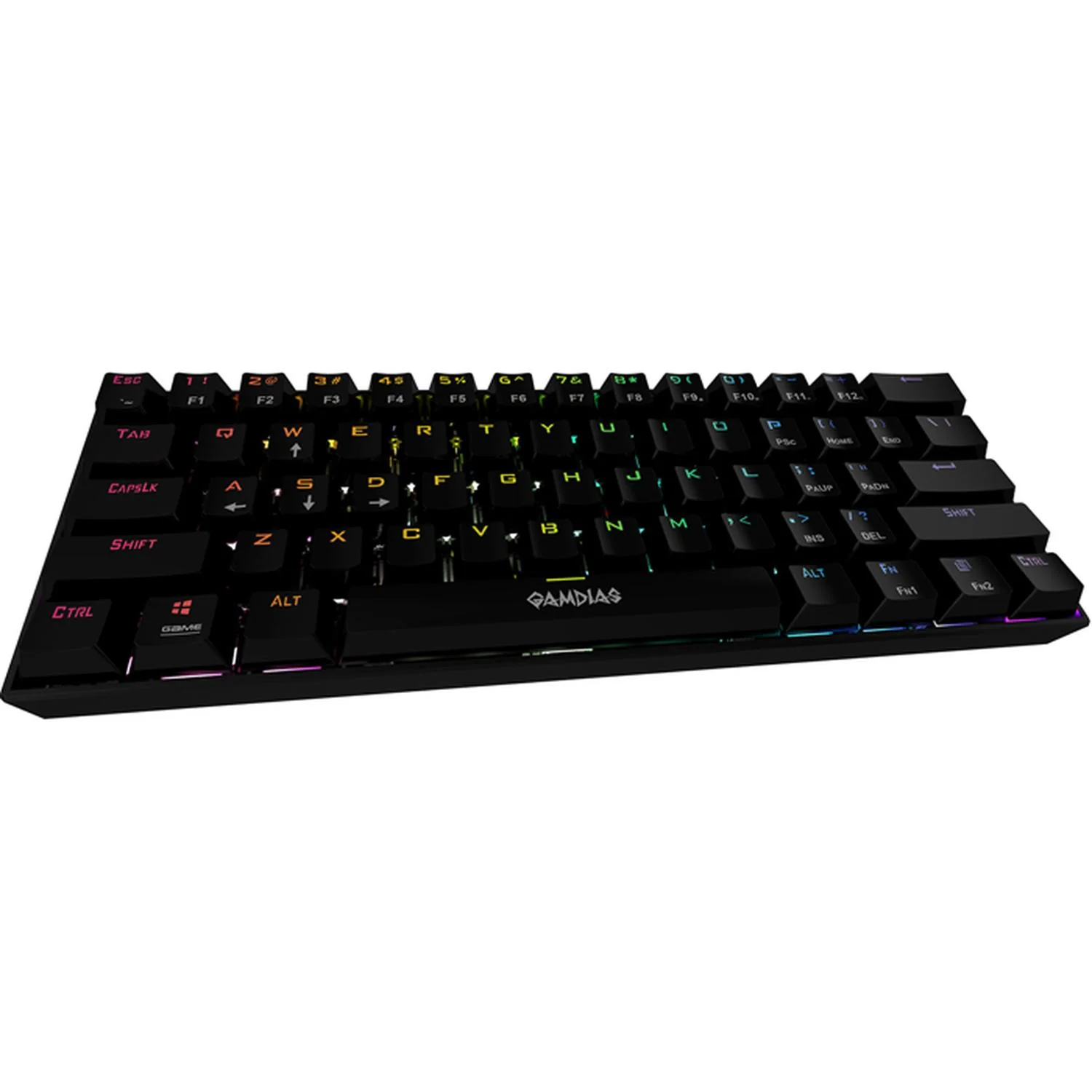 Teclado Gamer Mecanico GAMDIAS HERMES E3 RGB Switch Blue - Image 4