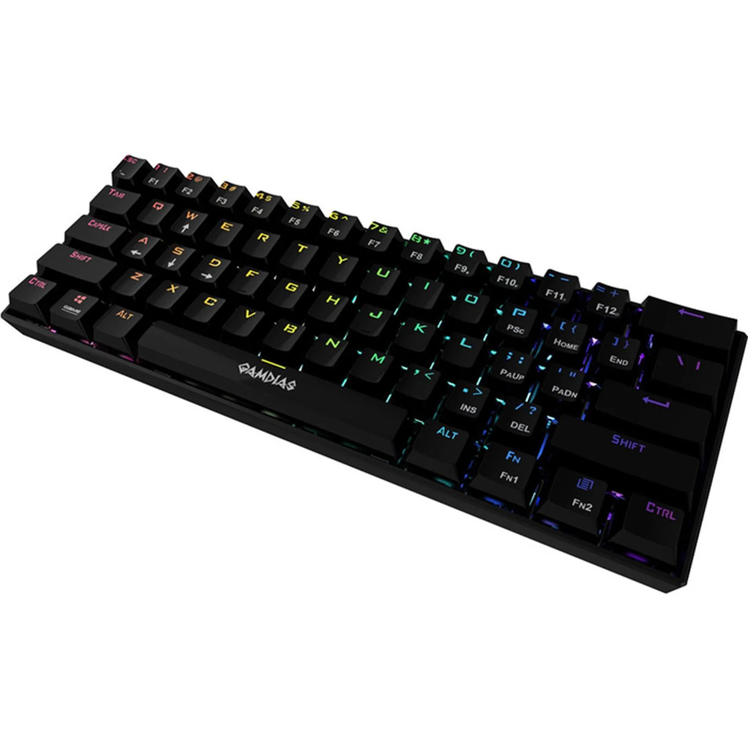 Teclado Gamer Mecanico GAMDIAS HERMES E3 RGB Switch Blue - Image 5