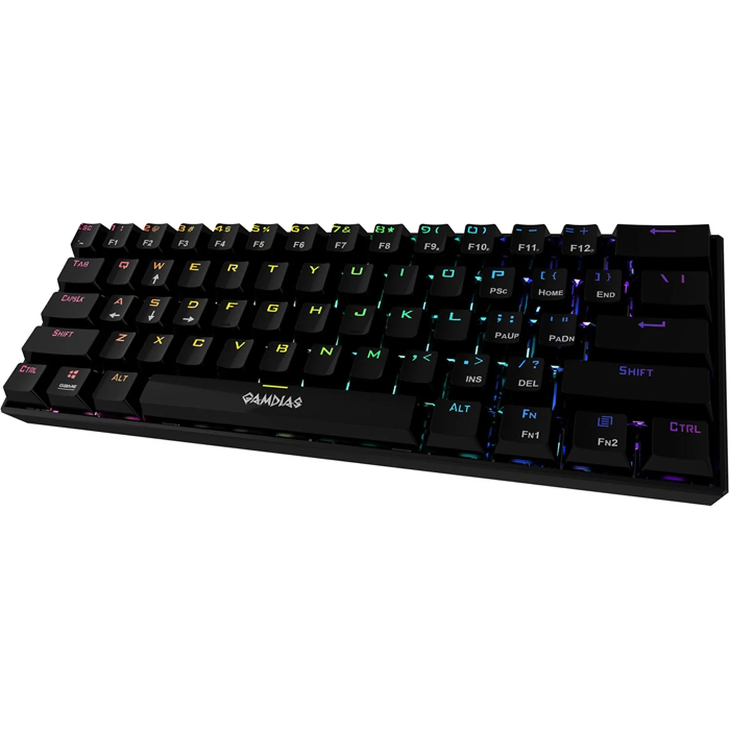 Teclado Gamer Mecanico GAMDIAS HERMES E3 RGB Switch Blue - Image 6