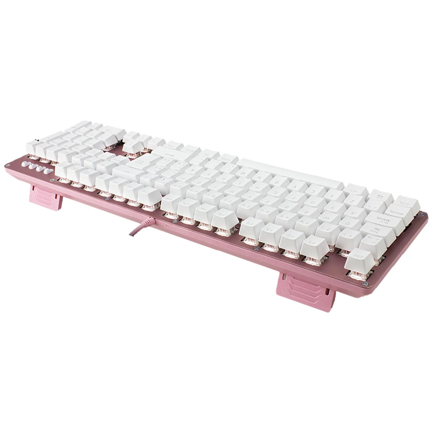 Teclado Gamer Mecanico Switch Rojo Multicolor GAME FACTOR KBG400-PK-RD Rosa - Image 5