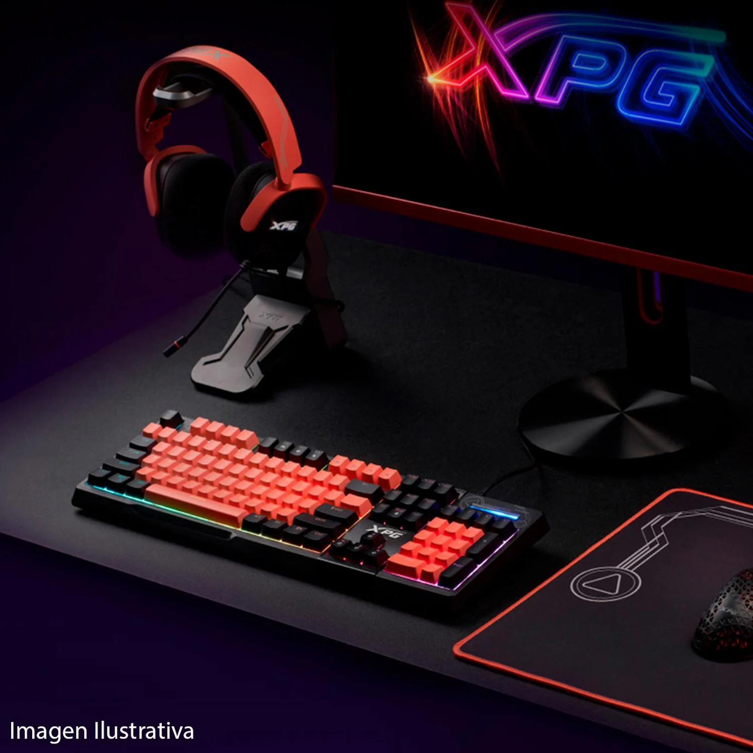 Teclado Gamer XPG SEEKER MERA EDITION RGB USB SEEKER105ZBK/OGCES - Image 4