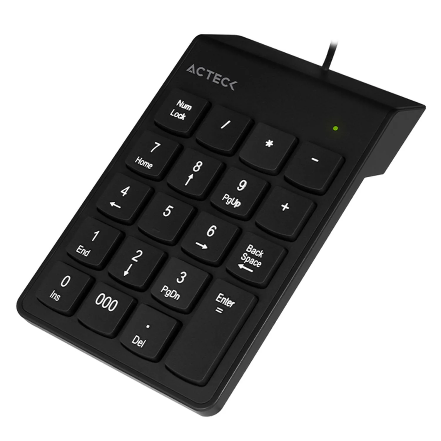 Teclado Numerico ACTECK INSPIRE TN220 Alambrico USB Delgado Negro AC-932622 - Image 3