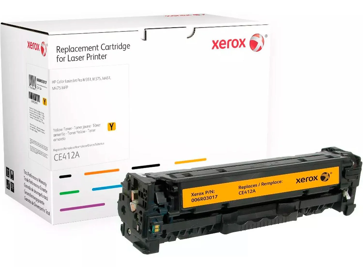 Toner Xerox compatible HP 305a LaserJet Pro M451 M475 Amarillo