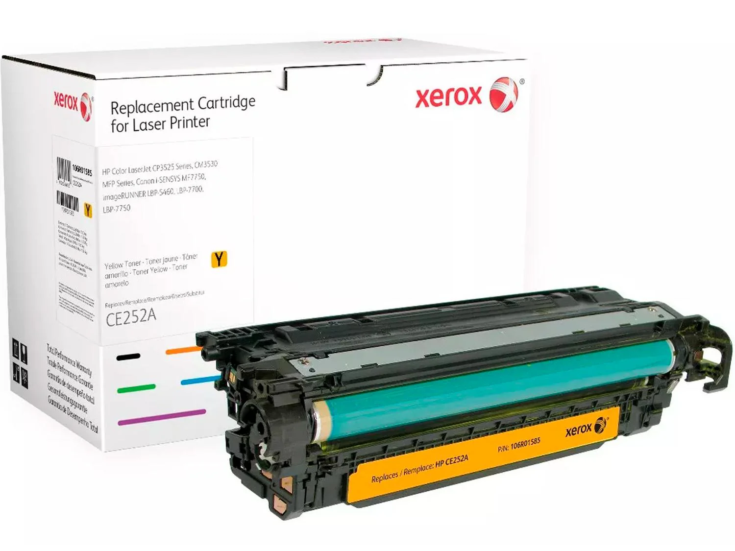Toner HP XEROX 504A CE252A LaserJet CP3525 CM3530 MFP CANON i-SENSYS MF7750 LBP-5460 LBP-7700 LBP-7750 Amarillo 7000 Paginas 106R01585