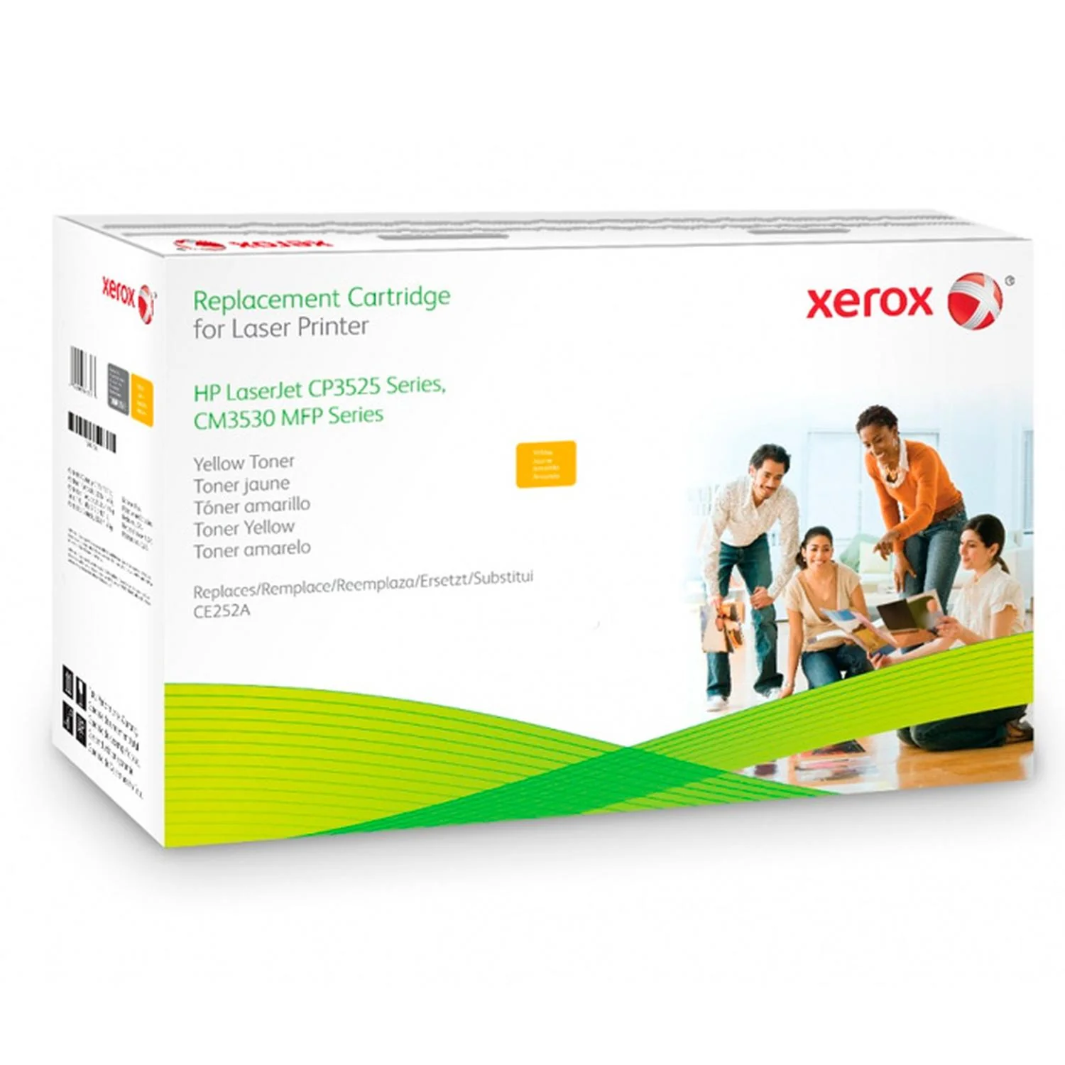 Toner HP XEROX 504A CE252A LaserJet CP3525 CM3530 MFP CANON i-SENSYS MF7750 LBP-5460 LBP-7700 LBP-7750 Amarillo 7000 Paginas 106R01585 - Image 3