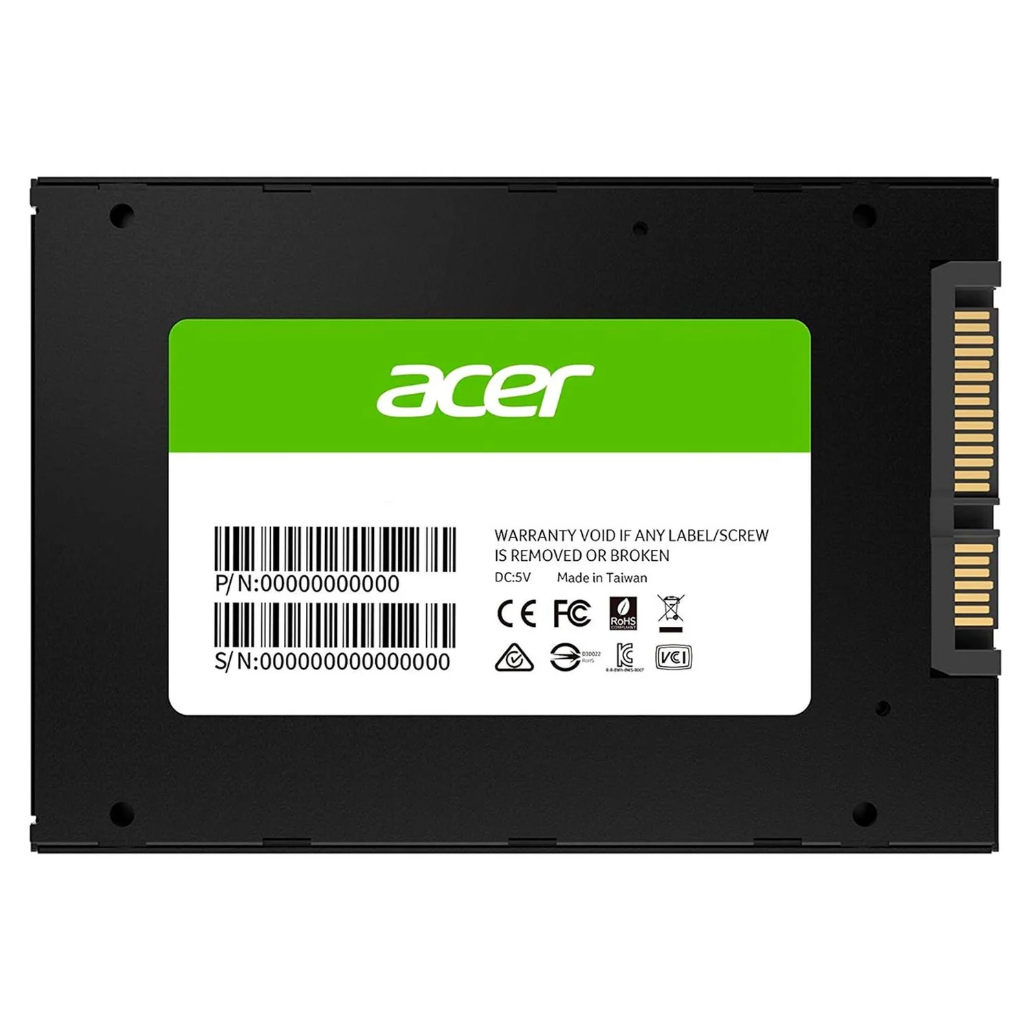 Unidad de Estado Solido SSD 2.5 512GB ACER RE100 SATA III 562/529 MB/s BL.9BWWA.108 - Image 2