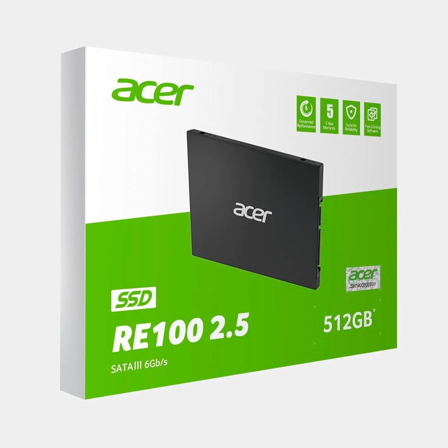 Unidad de Estado Solido SSD 2.5 512GB ACER RE100 SATA III 562/529 MB/s BL.9BWWA.108 - Image 5