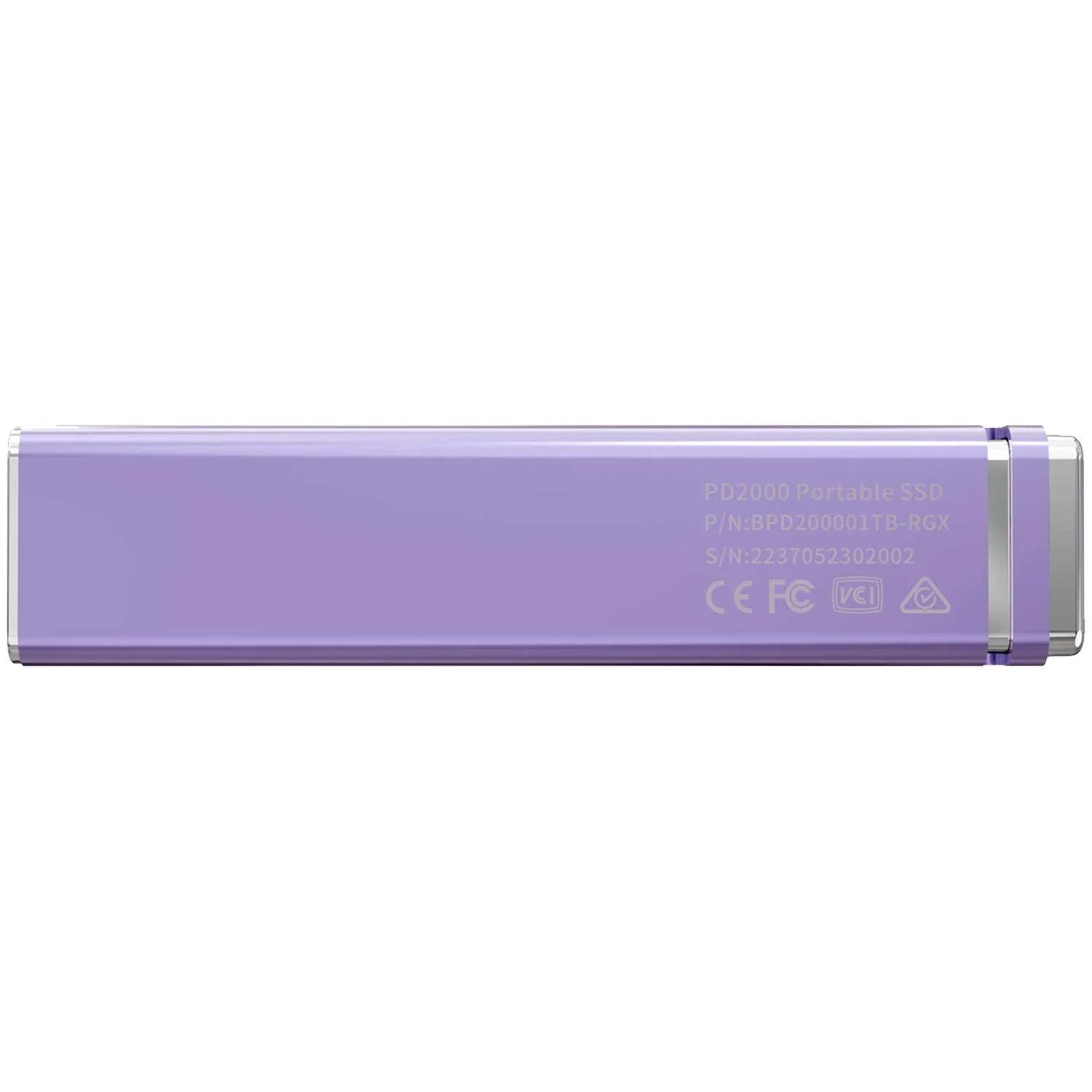 Unidad de Estado Solido SSD Externo 2TB BIWIN PD2000 USB-C 3.2 2050/1800 MB/s Morado BPD200002TB-RGZ - Image 5