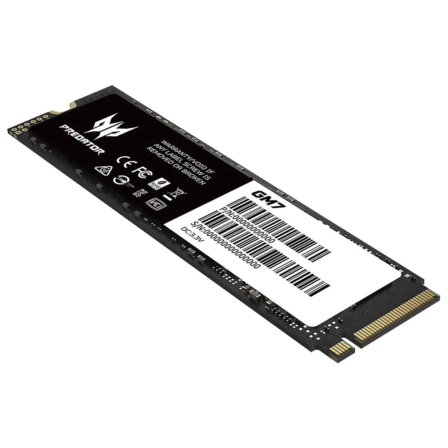Unidad de Estado Solido SSD M.2 1TB ACER PREDATOR GM7 NVMe PCIe 4.0 7200/6300 MB/s BL.9BWWR.118 - Image 3