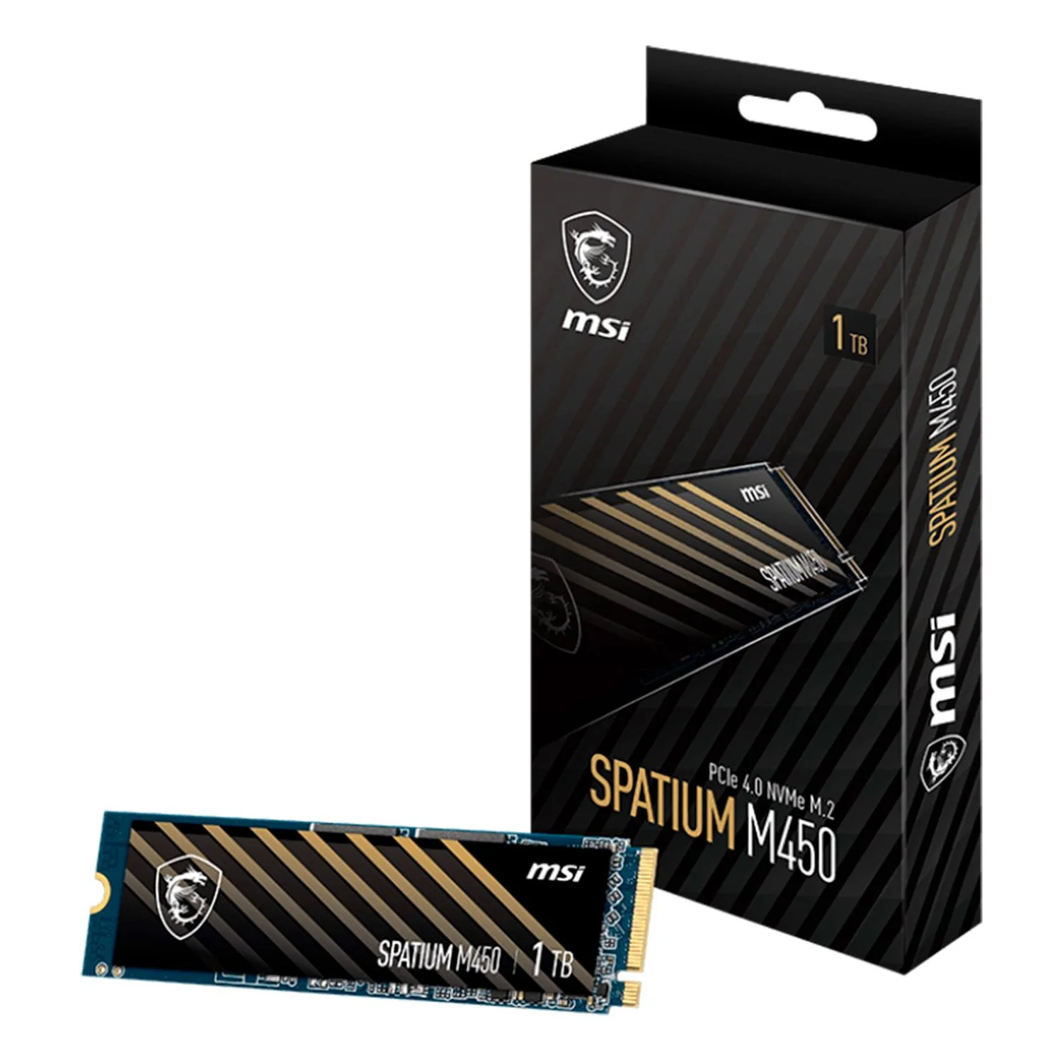 Unidad de Estado Solido SSD M.2 1TB MSI SPATIUM M450 NVMe PCIe 4.0 3400/2400 MB/s S78-440L0M0-P83 - Image 5