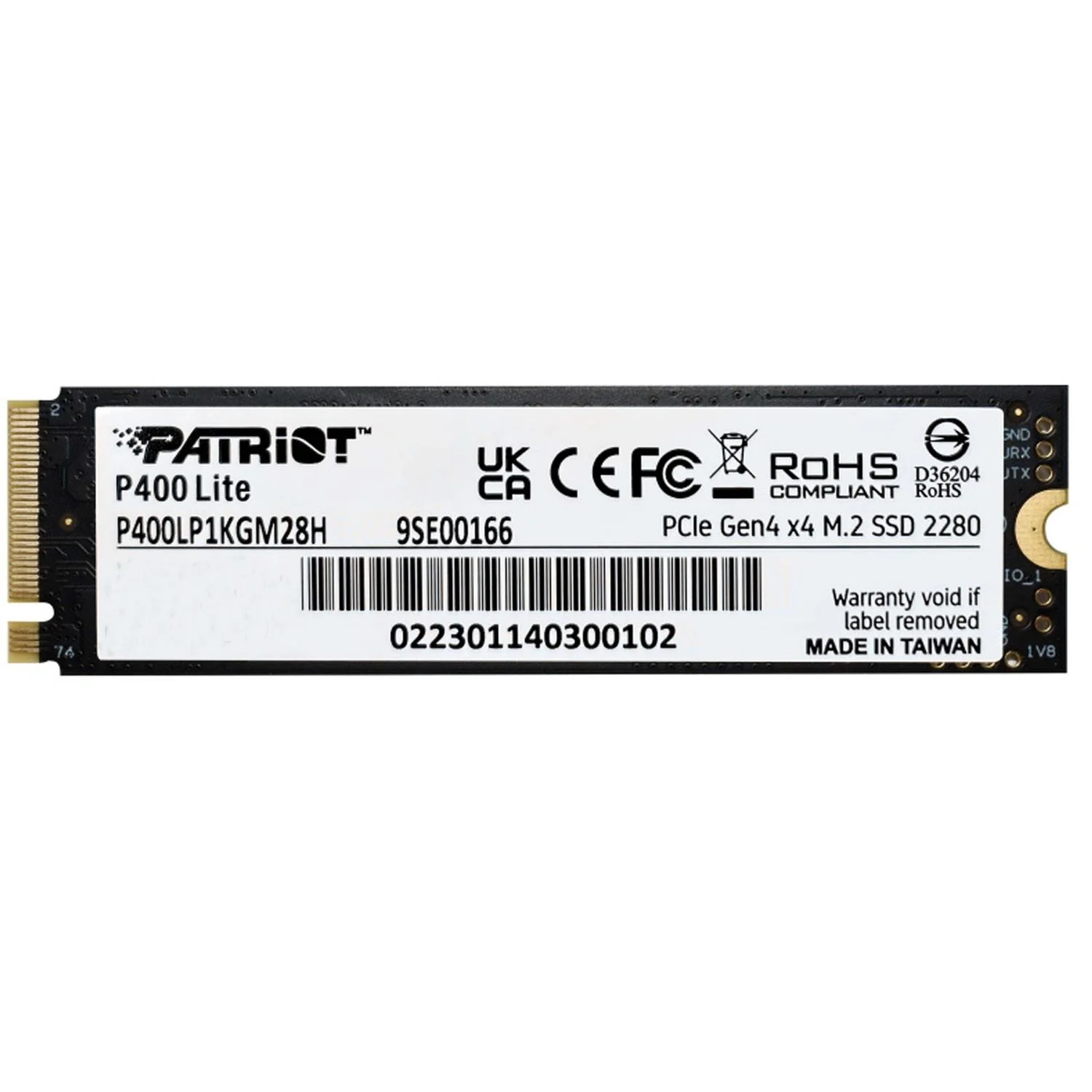 Unidad de Estado Solido SSD M.2 1TB PATRIOT P400 LITE 3500/2700 MB/s P400LP1KGM28H - Image 2