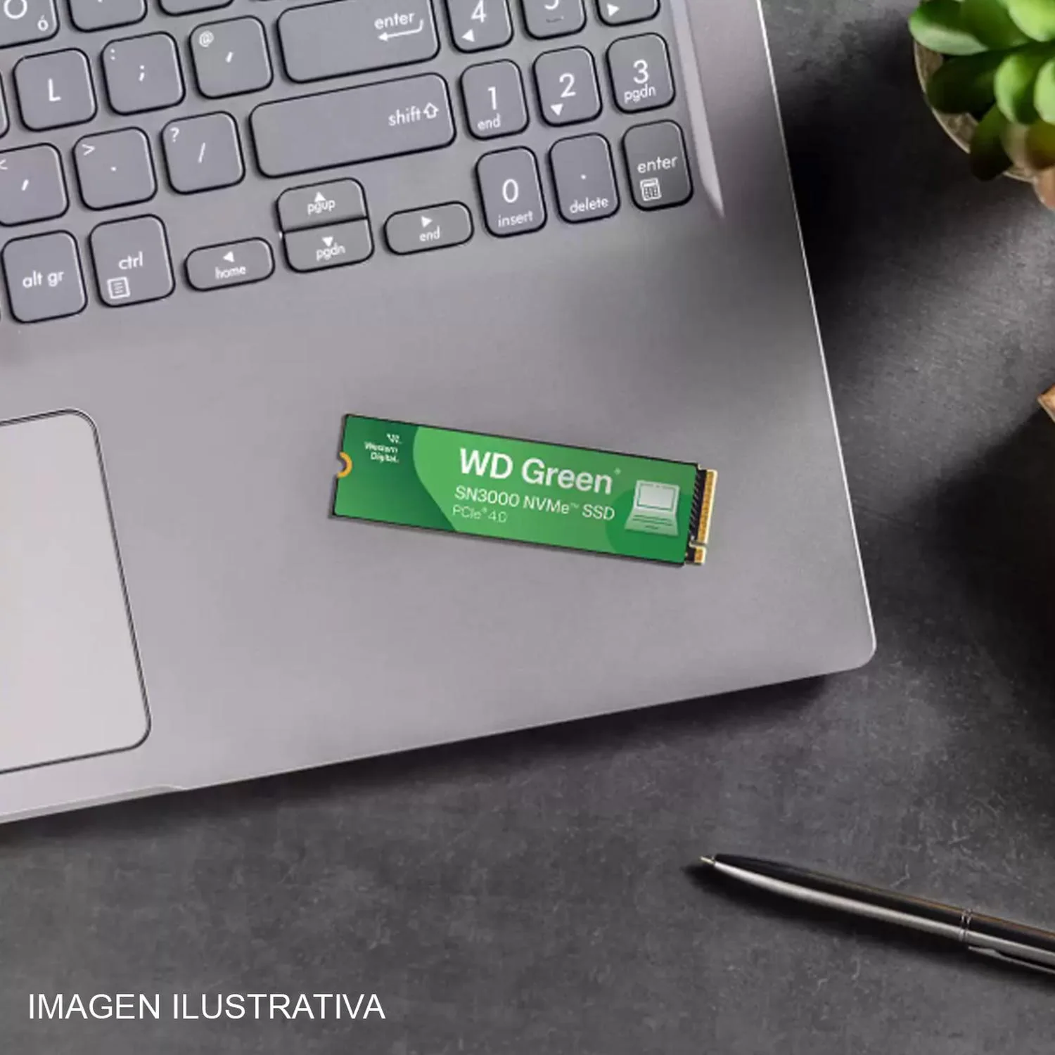Unidad de Estado Solido SSD M.2 1TB WESTERN DIGITAL SN3000 NVMe PCIe 4.0 5000/4200 MB/s WDS100T4G0E-00CPS0 - Image 3