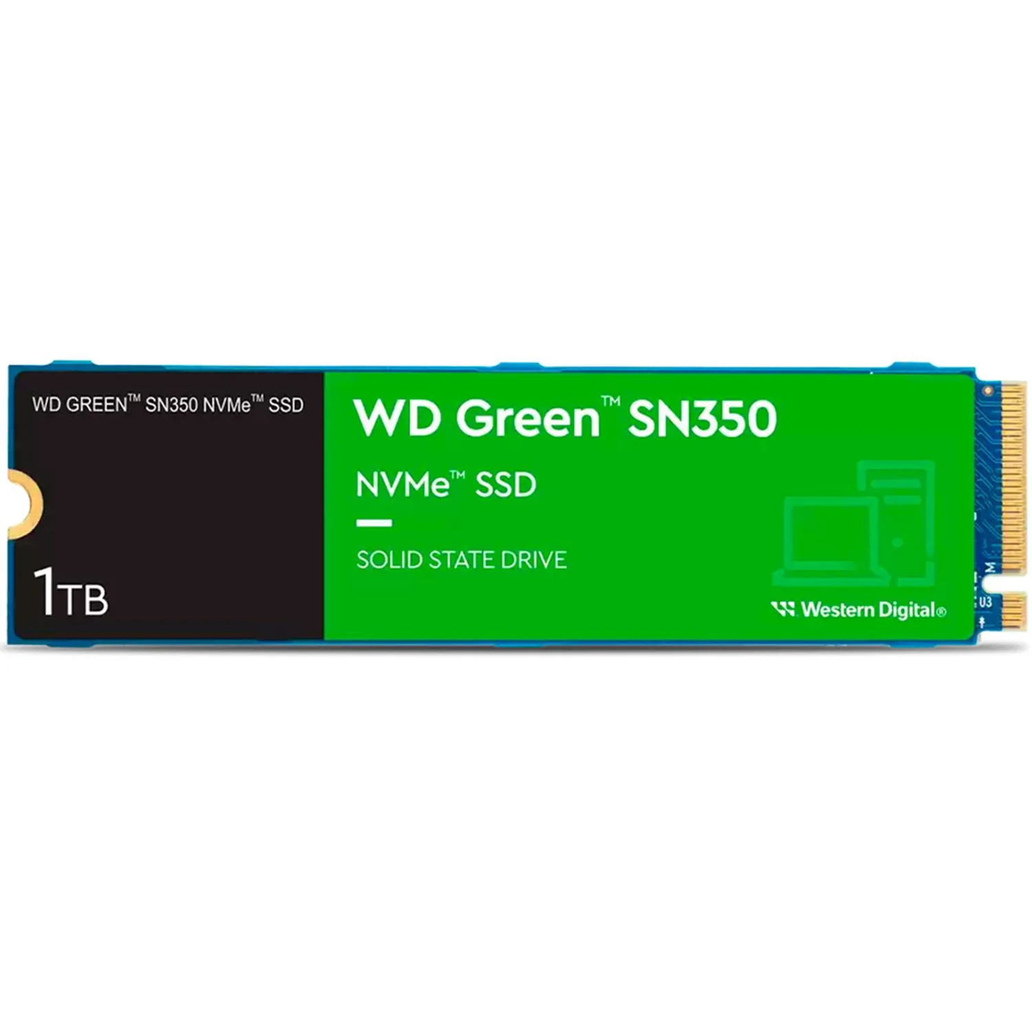 Unidad de Estado Solido SSD M.2 1TB WESTERN DIGITAL SN350 NVMe PCIe 3.0 2400/1850 MB/S WDS100T2G0C-00CDH0