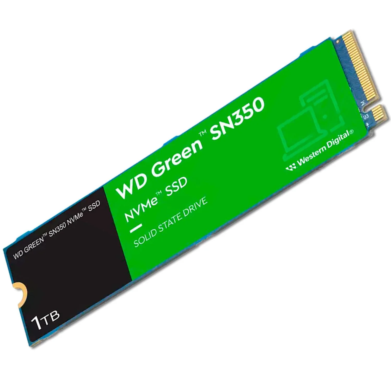 Unidad de Estado Solido SSD M.2 1TB WESTERN DIGITAL SN350 NVMe PCIe 3.0 2400/1850 MB/S WDS100T2G0C-00CDH0 - Image 2