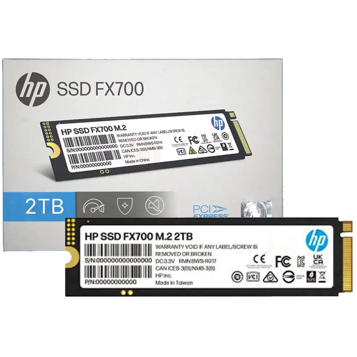 Unidad de Estado Solido SSD M.2 2TB HP FX700 NVMe PCIe 4.0 7200/6200 MB/S 8U2N5AA - Image 4