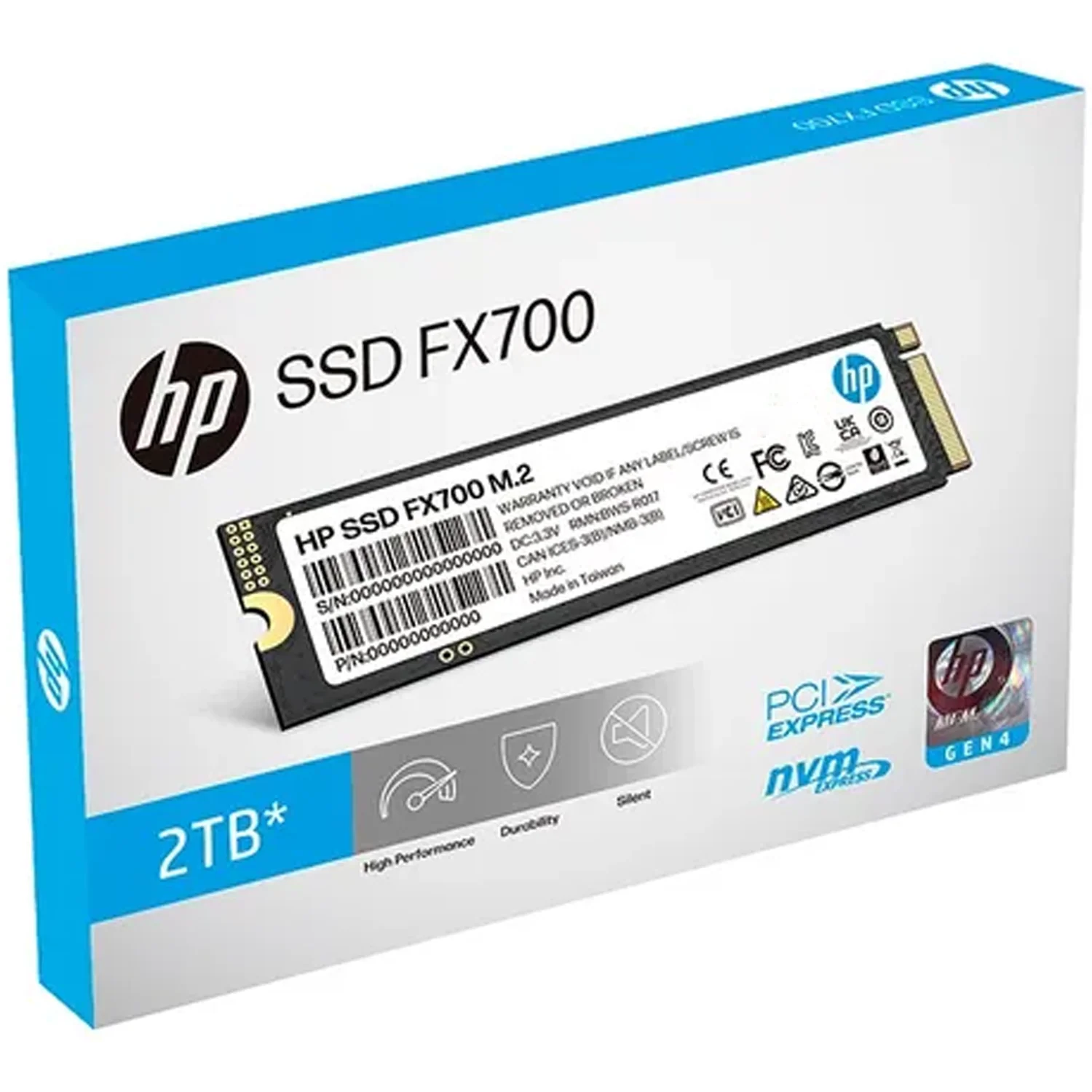 Unidad de Estado Solido SSD M.2 2TB HP FX700 NVMe PCIe 4.0 7200/6200 MB/S 8U2N5AA - Image 5