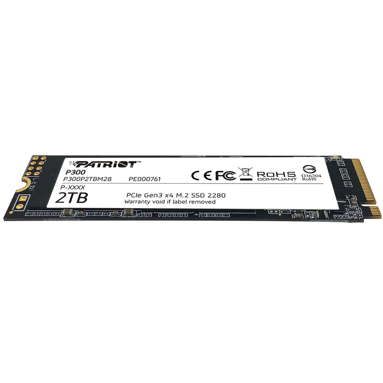 Unidad de Estado Solido SSD M.2 2TB PATRIOT P300 NVMe PCIe 3.0 2100/1650 MB/S P300P2TBM28 - Image 4