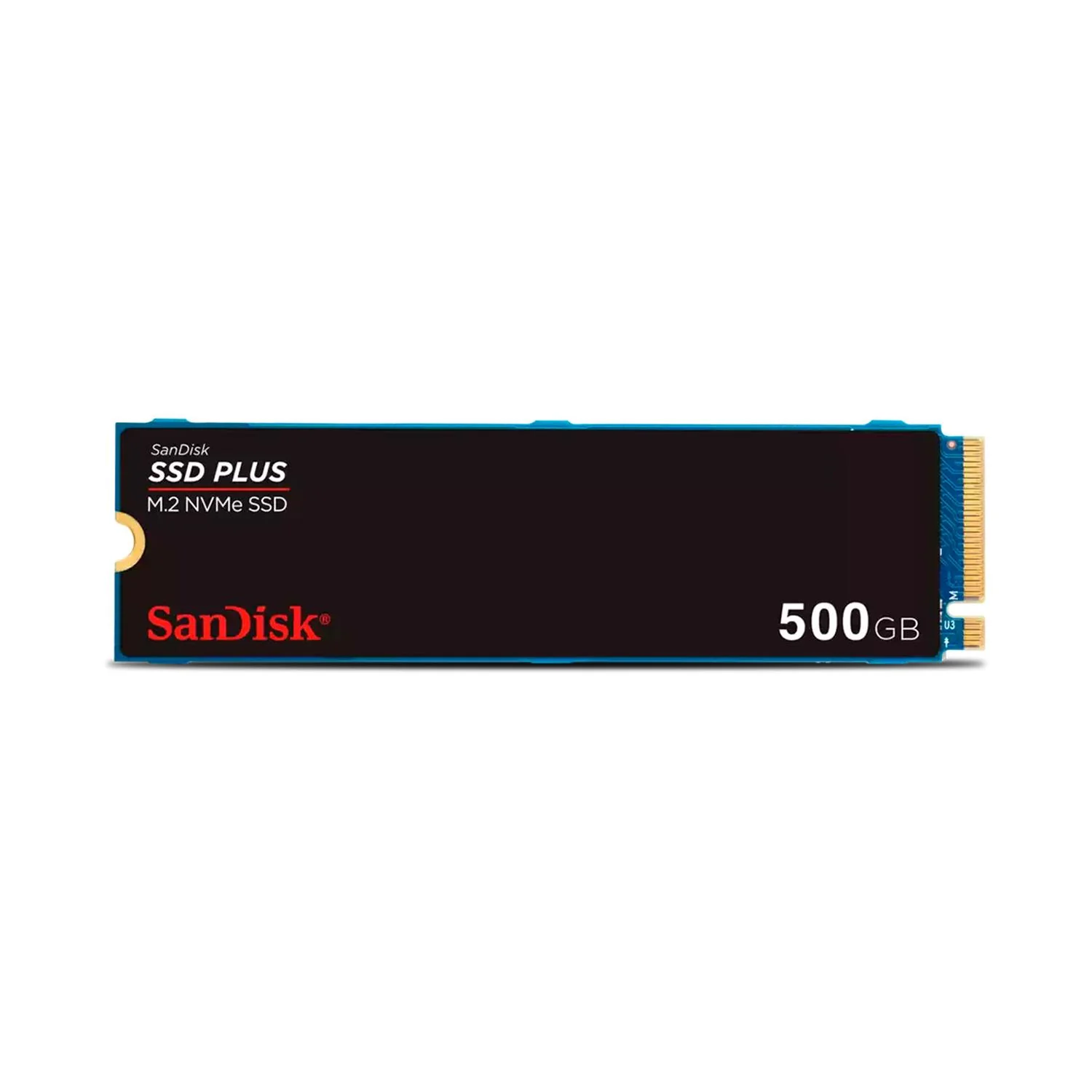 Unidad de Estado Solido SSD M.2 500GB SANDISK PLUS NVME 2400MB/s SDSSDA3N-500G-G26