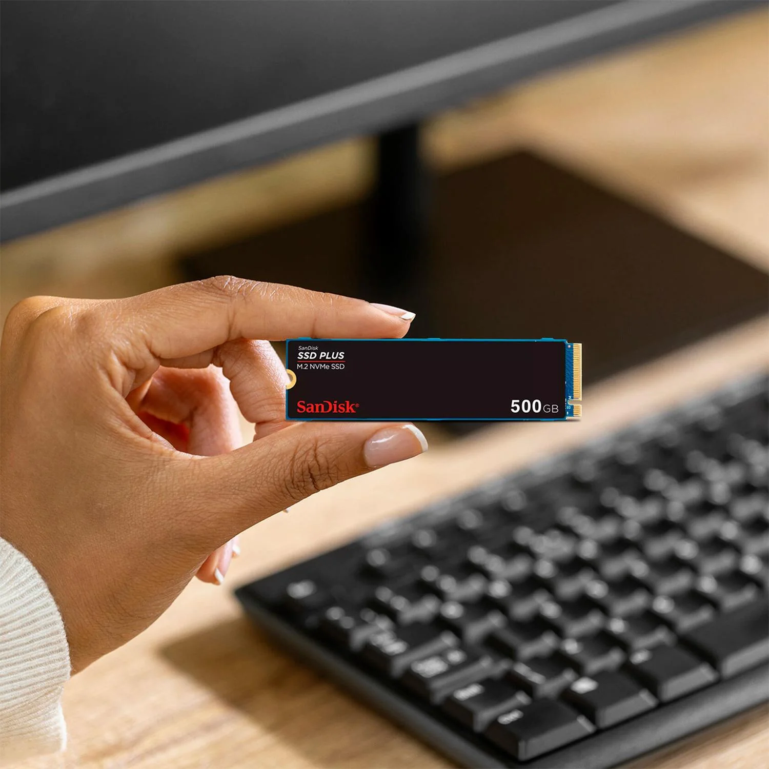 Unidad de Estado Solido SSD M.2 500GB SANDISK PLUS NVME 2400MB/s SDSSDA3N-500G-G26 - Image 4