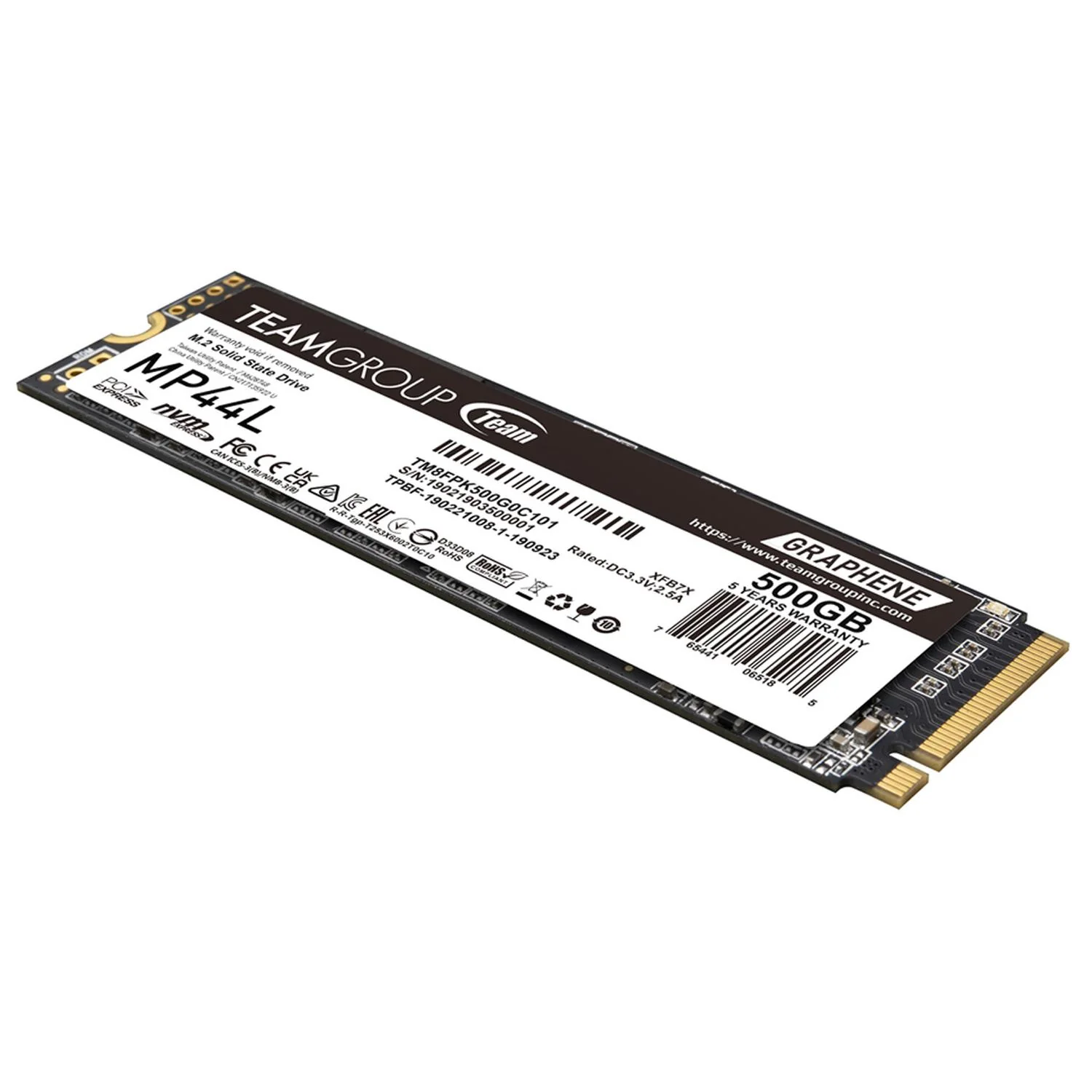 Unidad de Estado Solido SSD M.2 500GB TEAMGROUP MP44L 5000/2500 MB/s TM8FPK500G0C101 - Image 3