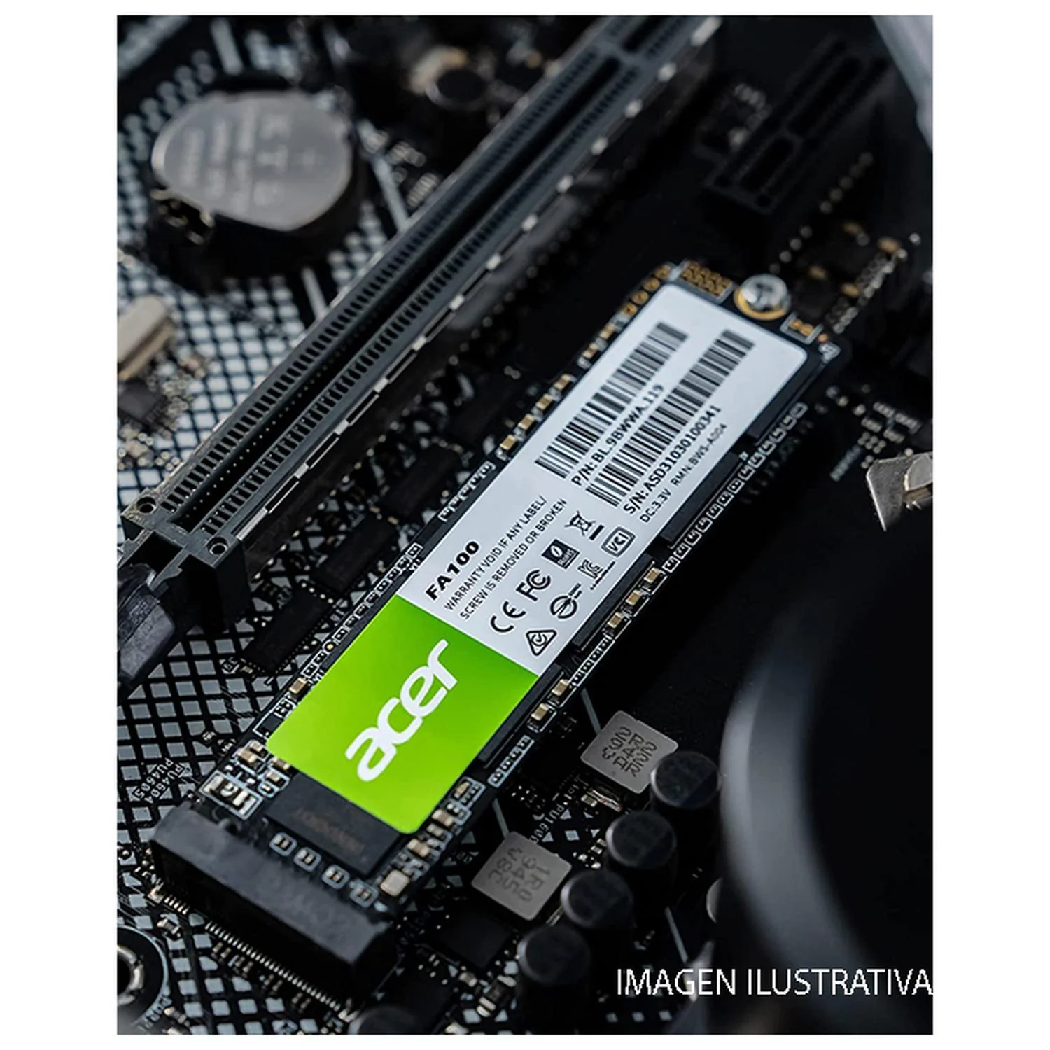 Unidad de Estado Solido SSD M.2 2TB ACER FA100 NVMe PCIe 3.0 3000/2700 MB/s BL.9BWWA.121 - Image 5