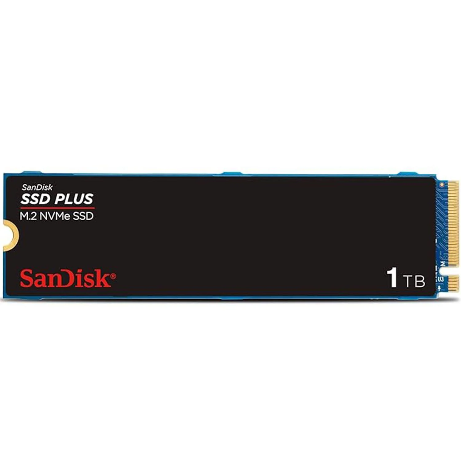Unidad de Estado Solido SSD PLUS M.2 1TB SANDISK SSD PLUS NVMe PCIe 3.0 3200/2500 MB/S SDSSDA3N-1T00-G26