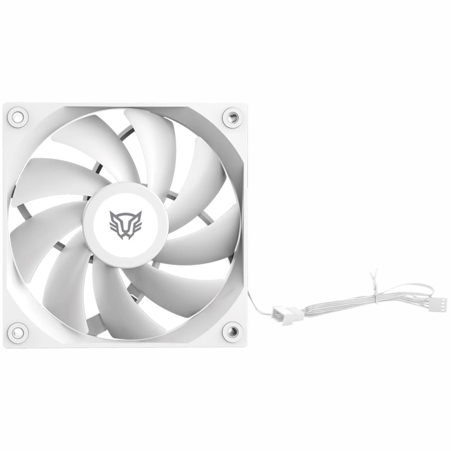 Ventilador Gamer BALAM RUSH EOLOX GLAZIAR PRO EXG99 120mm Aspas Aerodinámicas PWM 4 pin 2000RPM Blanco BR-942195