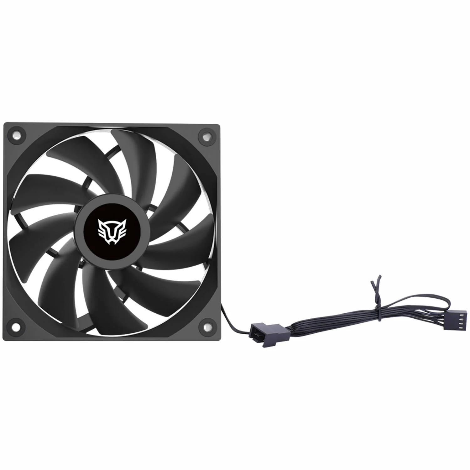 Ventilador Gamer BALAM RUSH EOLOX GLAZIAR PRO EXG99 120mm Aspas Aerodinámicas PWM 4 pin 2000RPM Negro BR-942188