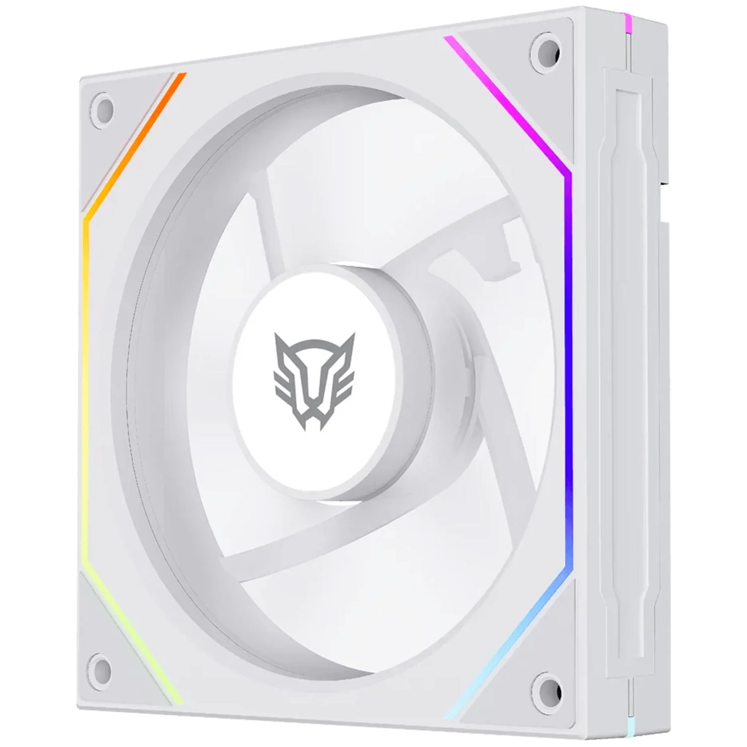 Ventilador Gamer BALAM RUSH EOLOX LINK EXL95 120mm ARGB Diseño Cuadrado PWM 4 Pin 1800RPM Blanco BR-942355 - Image 6