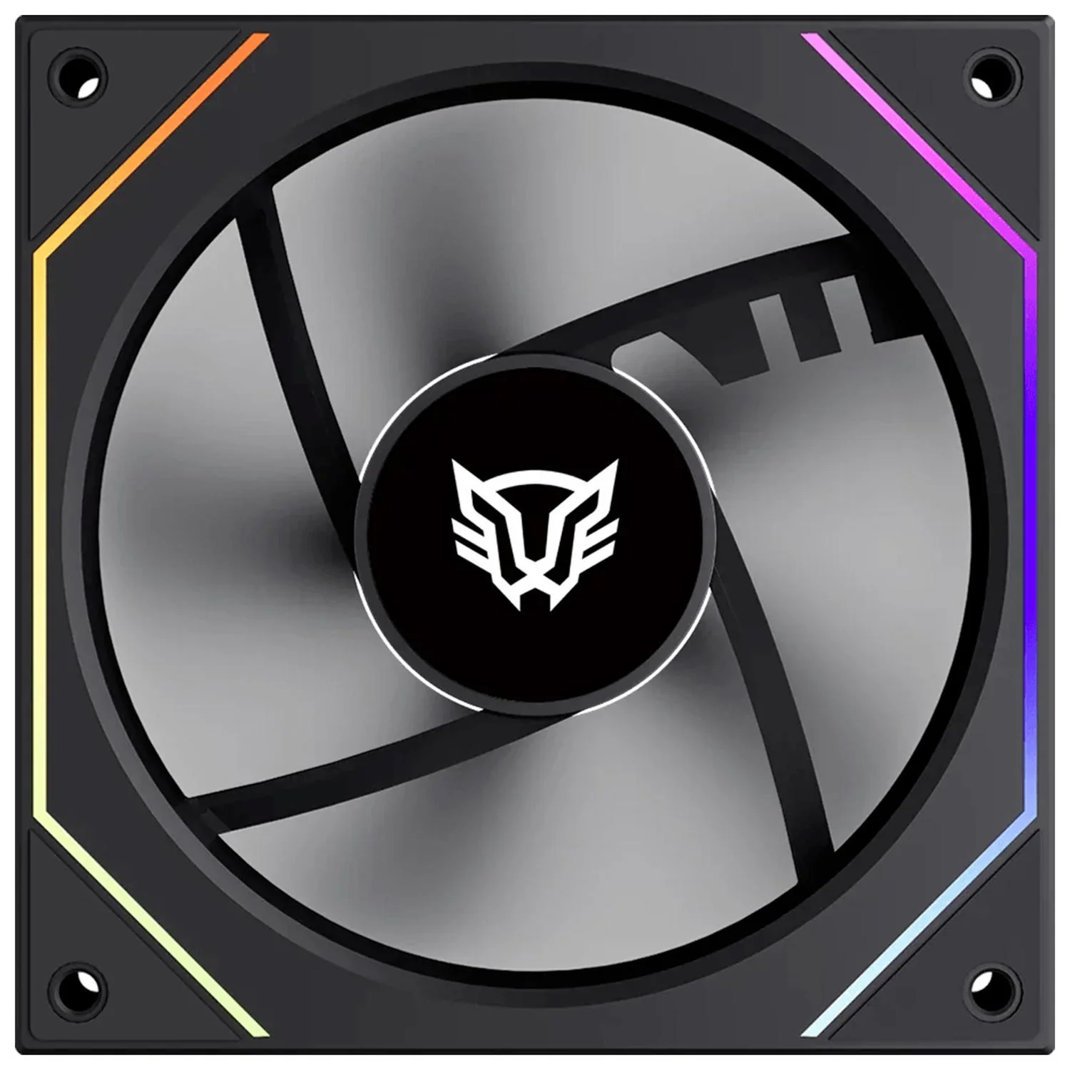 Ventilador Gamer BALAM RUSH EOLOX LINK EXL95 120mm ARGB Diseño Cuadrado PWM 4 Pin 1800RPM Negro BR-942348 - Image 2