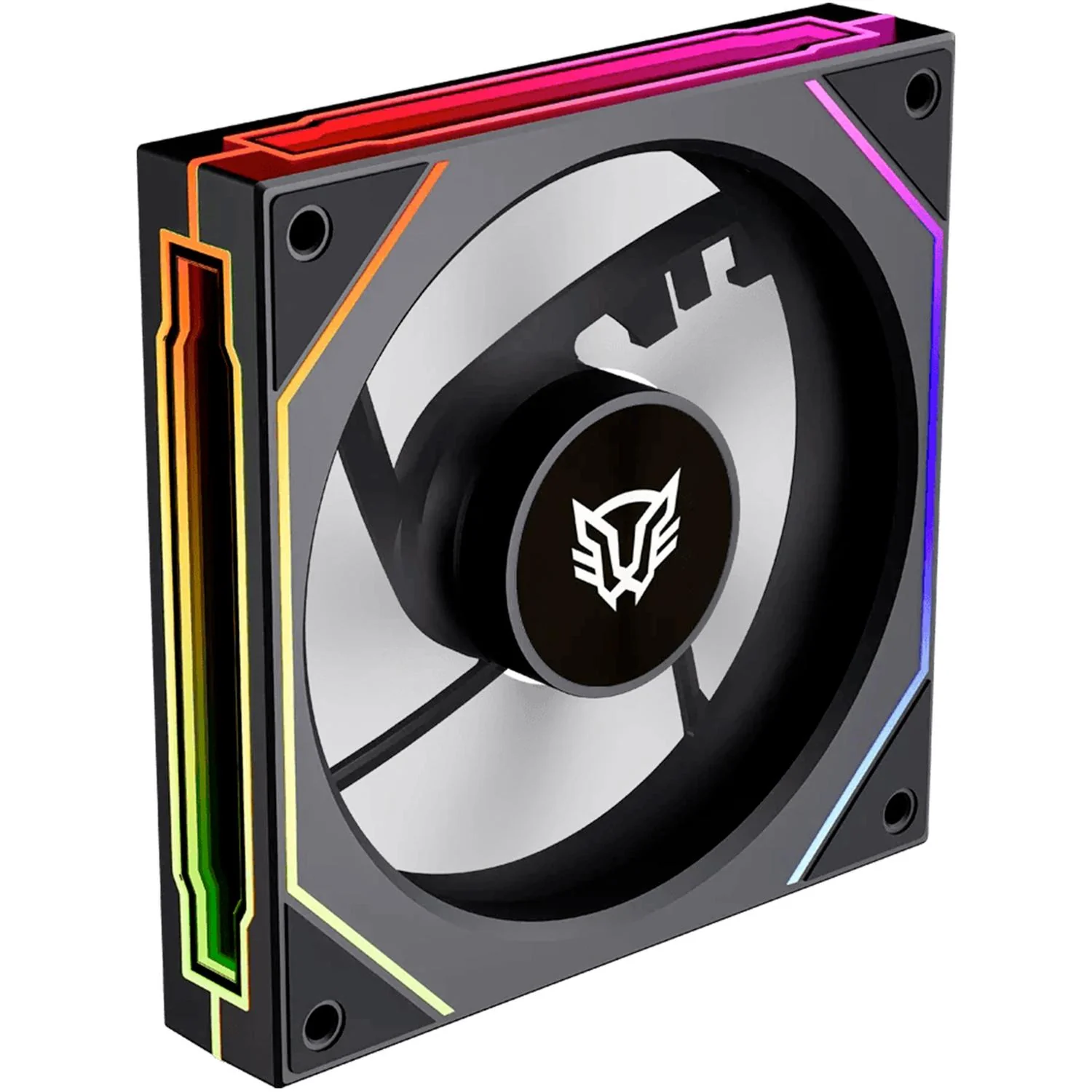 Ventilador Gamer BALAM RUSH EOLOX LINK EXL95 120mm ARGB Diseño Cuadrado PWM 4 Pin 1800RPM Negro BR-942348 - Image 3