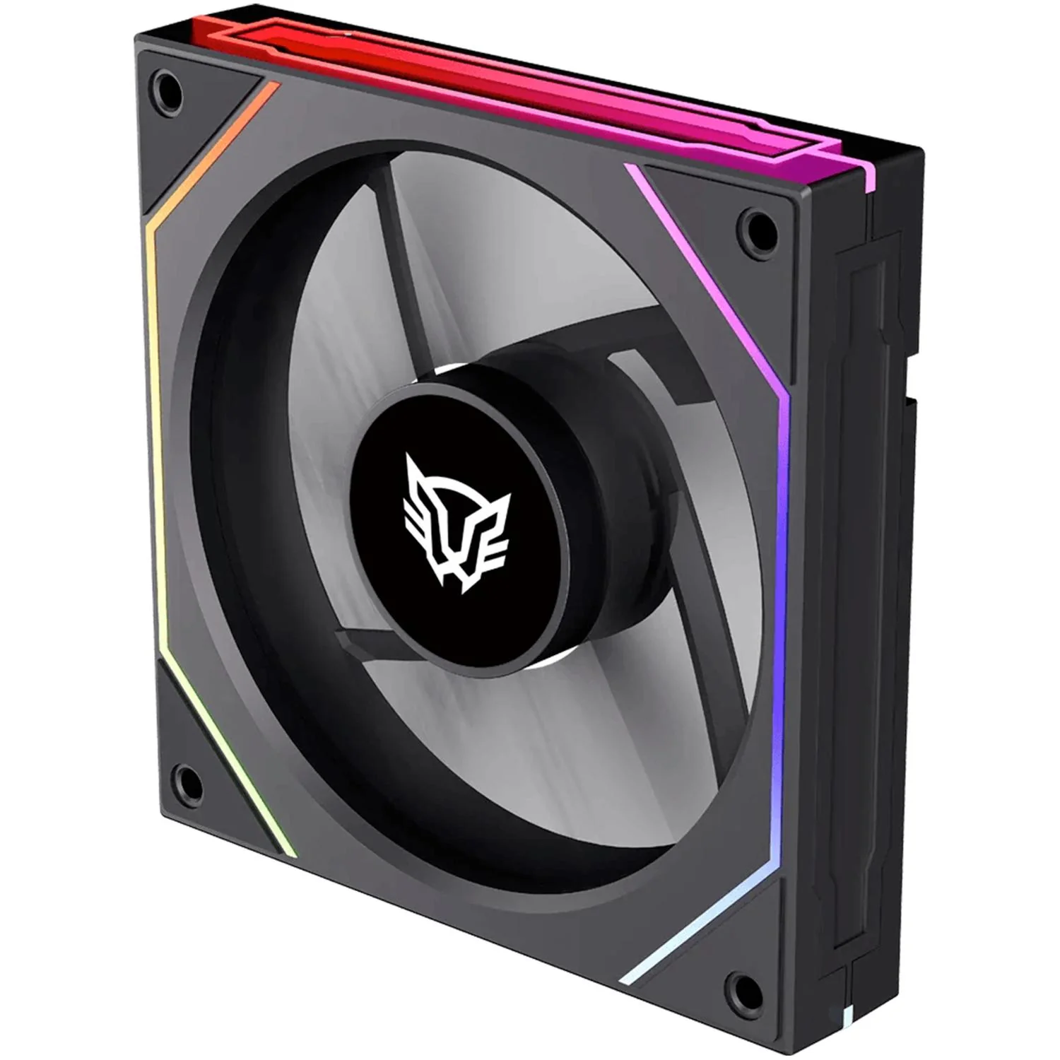 Ventilador Gamer BALAM RUSH EOLOX LINK EXL95 120mm ARGB Diseño Cuadrado PWM 4 Pin 1800RPM Negro BR-942348 - Image 4