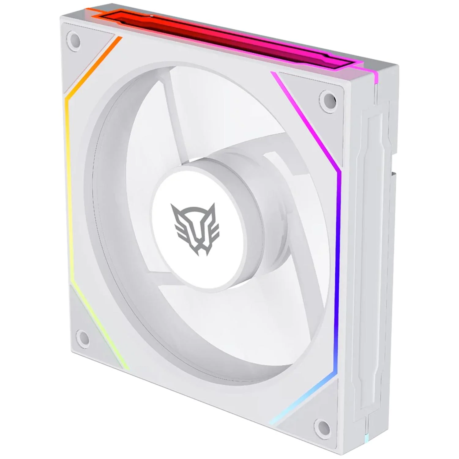 Ventilador Gamer BALAM RUSH EOLOX LINK EXL95R 120mm ARGB Diseño Cuadrado PWM 4 Pin 1800RPM Blanco BR-942379 - Image 4