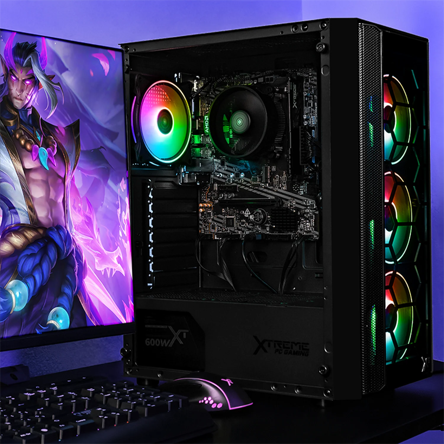 Xtreme PC Gaming AMD Radeon Vega Renoir Ryzen 7 5700G 16GB SSD 1TB WIFI Black - Image 6