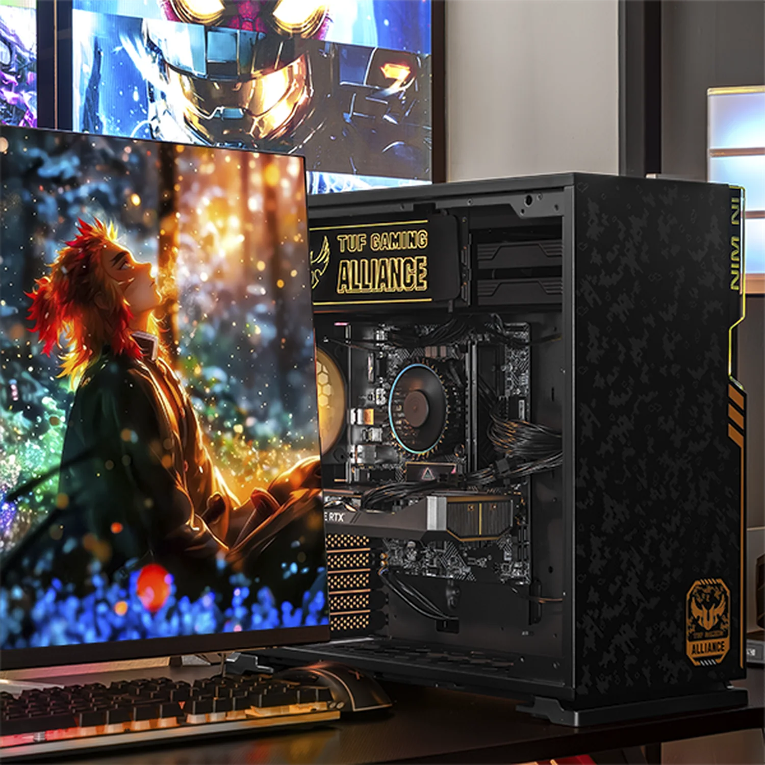 PC Gamer IA Xtreme PC Gaming NVIDIA GeForce RTX 5060 Intel Core i7 12700F 16GB SSD 1TB WIFI Black Productividad Versátil Acelerada con IA - Image 6