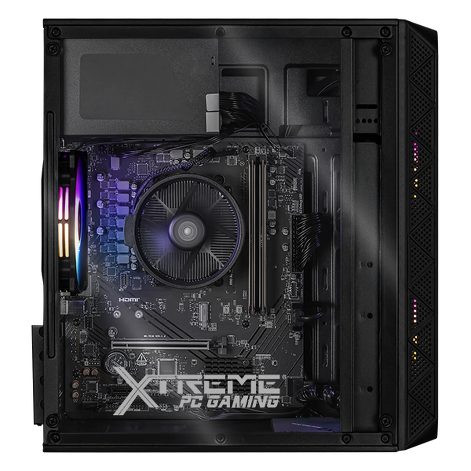 Computadora Escritorio Completa Xtreme PC Gaming AMD Radeon 740M Ryzen 5 8500G 16GB DDR5 SSD 500GB Monitor Curvo 23.8 100Hz WIFI Black rendimiento básico para juegos casuales, trabajo y estudio - Image 2