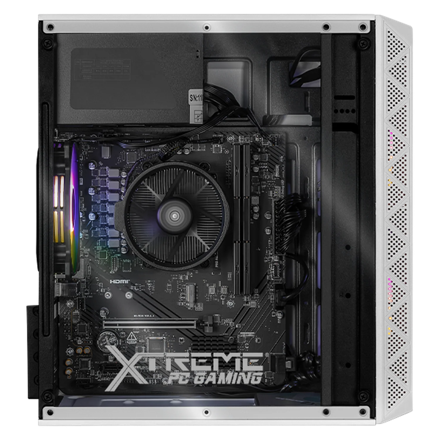 Computadora Escritorio Completa Xtreme PC Gaming AMD Radeon 740M Ryzen 5 8500G 16GB DDR5 SSD 500GB Monitor Curvo 23.8 100Hz WIFI White rendimiento básico para juegos casuales, trabajo y estudio - Image 2