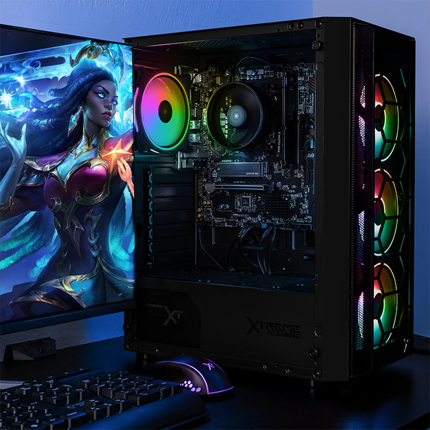 Xtreme PC Gaming AMD Radeon 760M Ryzen 5 8600G 16GB DDR5 SSD 1TB WIFI Black - Image 6