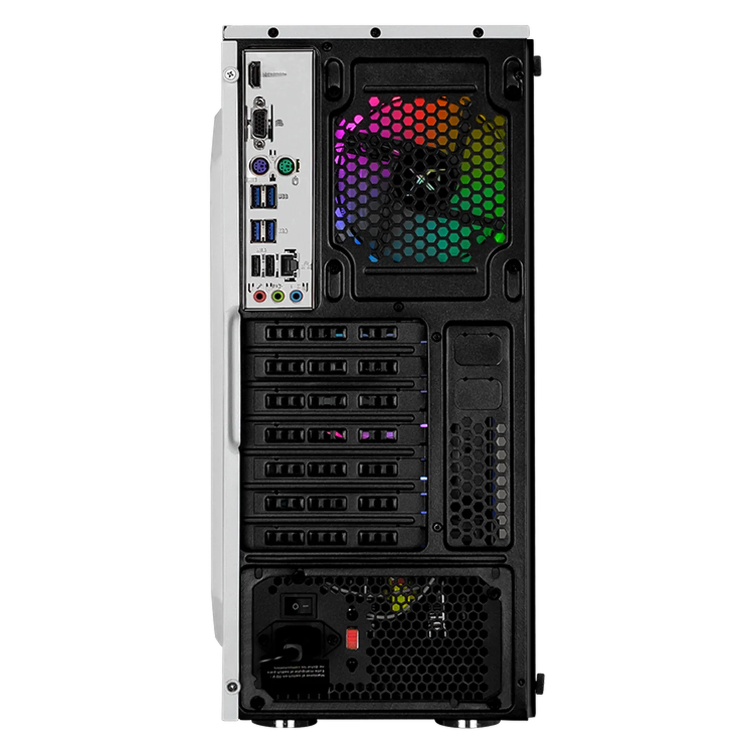 Computadora Escritorio Completa Xtreme PC Gaming AMD Radeon 780M Ryzen 7 8700G 16GB DDR5 SSD 500GB Monitor Curvo 27 100Hz WIFI White rendimiento básico para juegos casuales, trabajo y estudio - Image 3