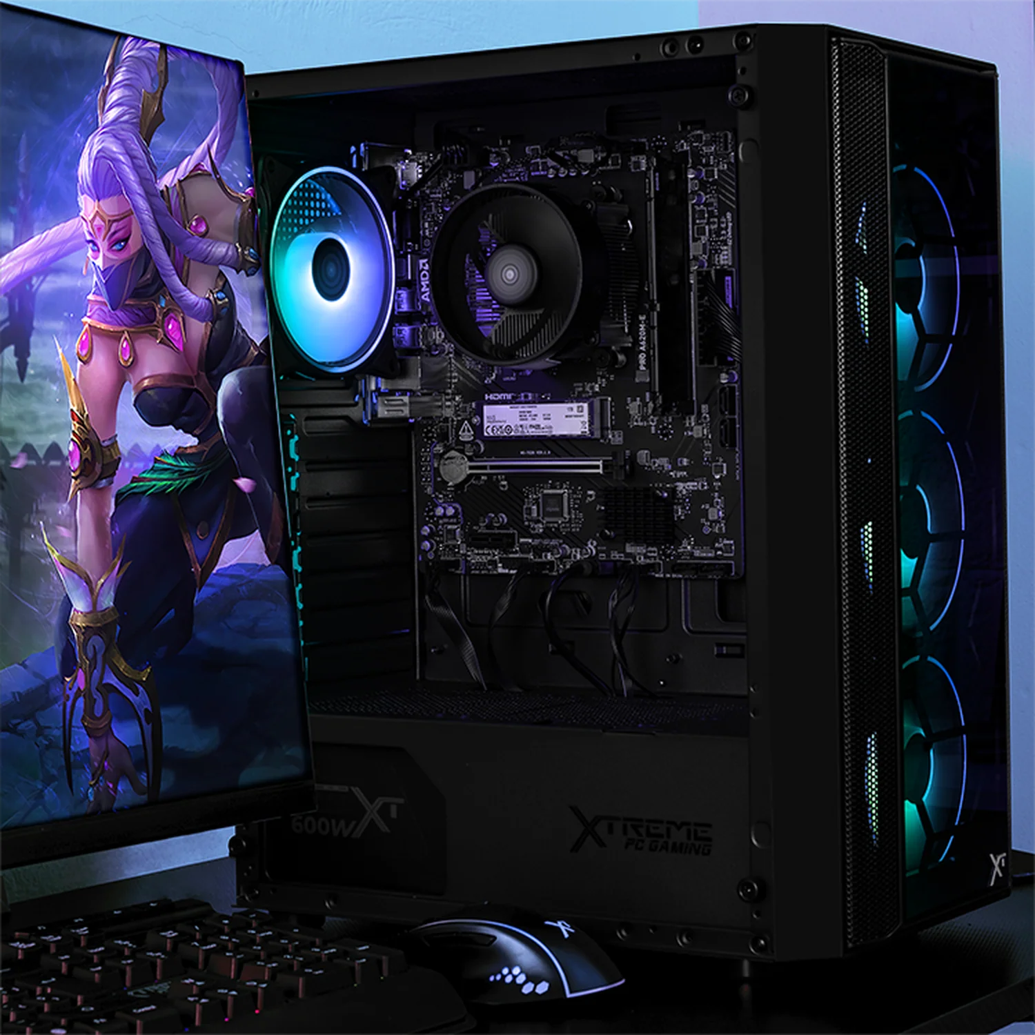 Computadora Gamer IA Xtreme PC Gaming AMD Radeon 780M Ryzen 7 8700G 16GB DDR5 SSD 500GB WIFI Black Multitarea Avanzada con IA - Image 6