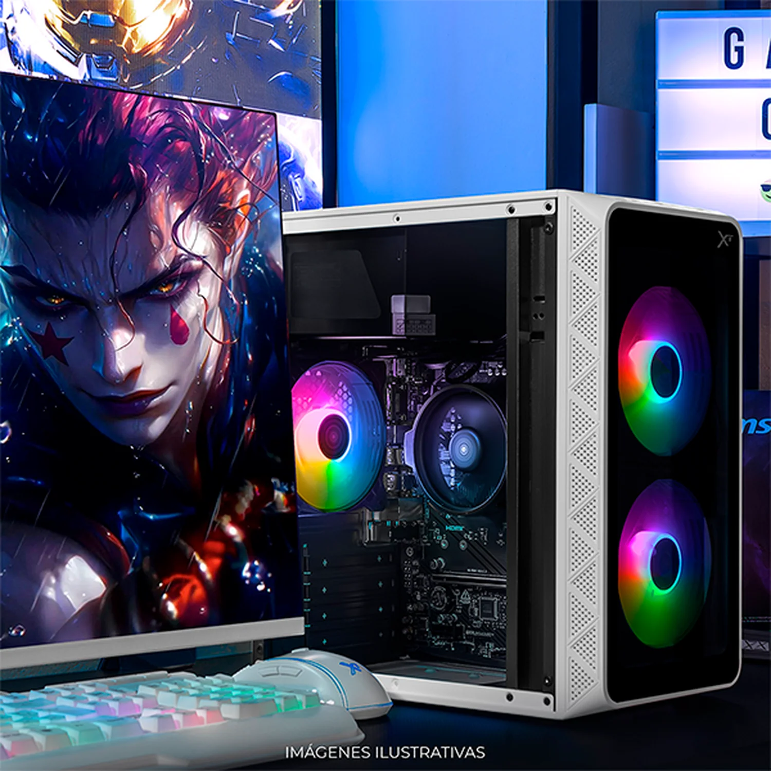 Computadora Gamer IA Ready Xtreme PC Gaming AMD Radeon 780M Ryzen 7 8700G 16GB DDR5 SSD 500GB WIFI White Multitarea Avanzada con IA - Image 6