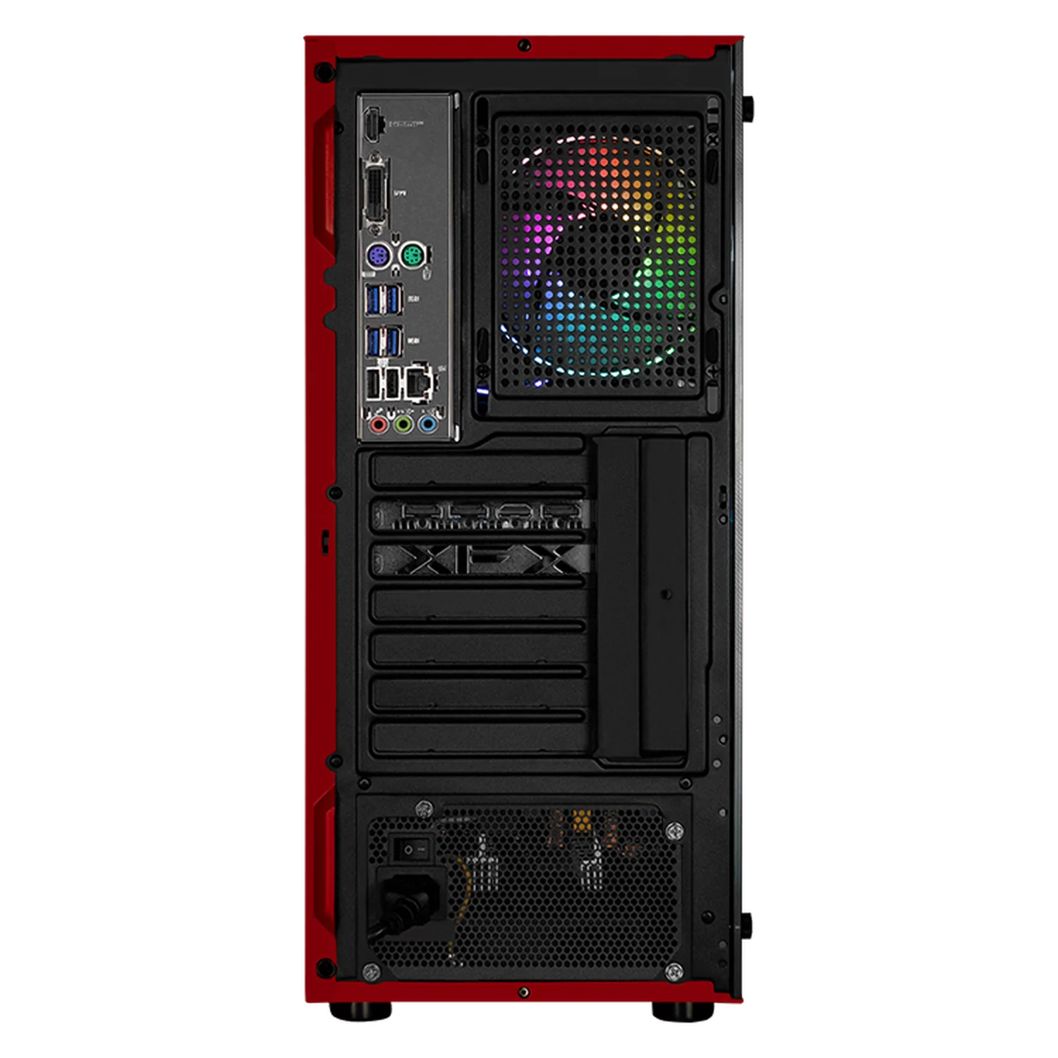 Xtreme PC Gaming AMD Radeon RX 6600 Ryzen 7 5700 32GB SSD 1TB Monitor 27 165Hz WIFI Red - Image 3