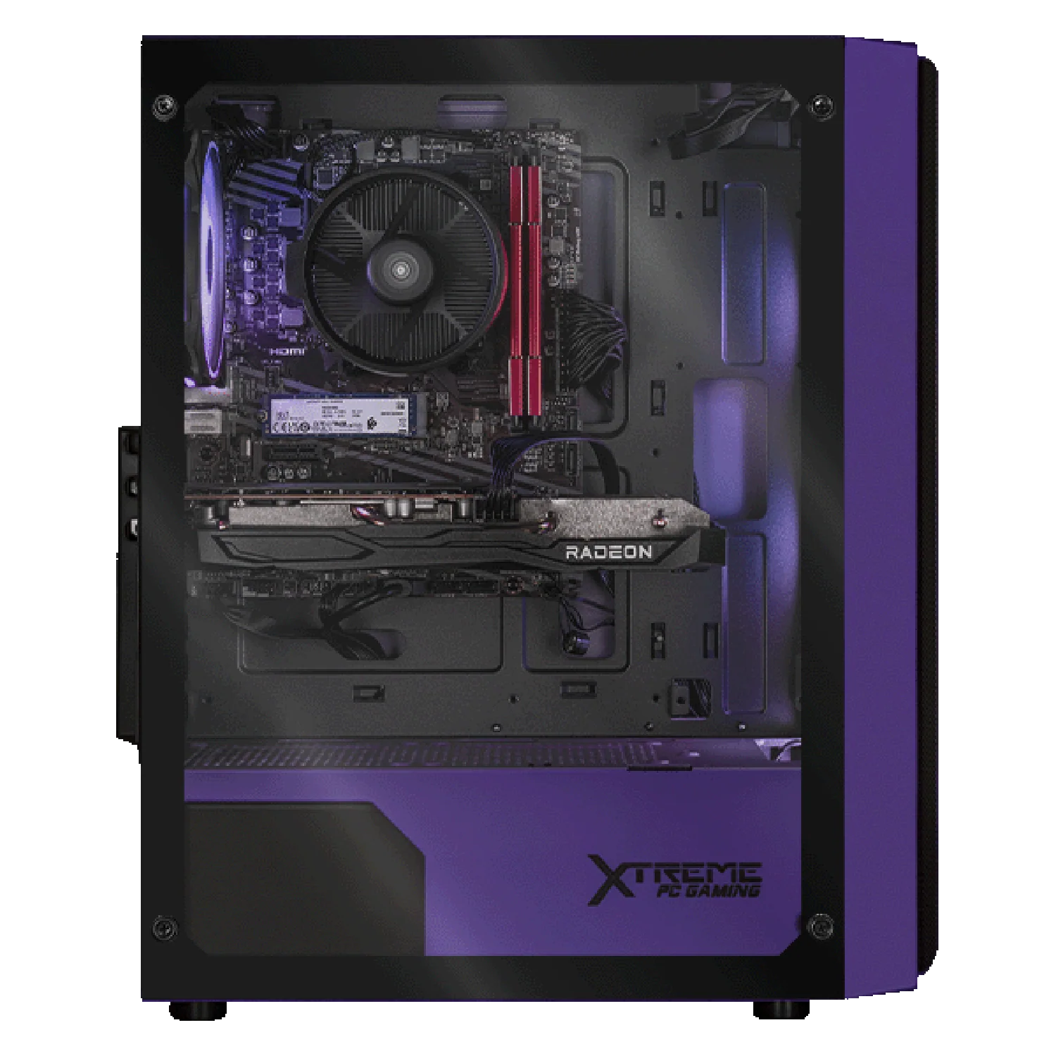 Xtreme PC Gaming AMD Radeon RX 6600 Ryzen 7 5700 32GB SSD 1TB Monitor 27 165Hz WIFI Violet - Image 4